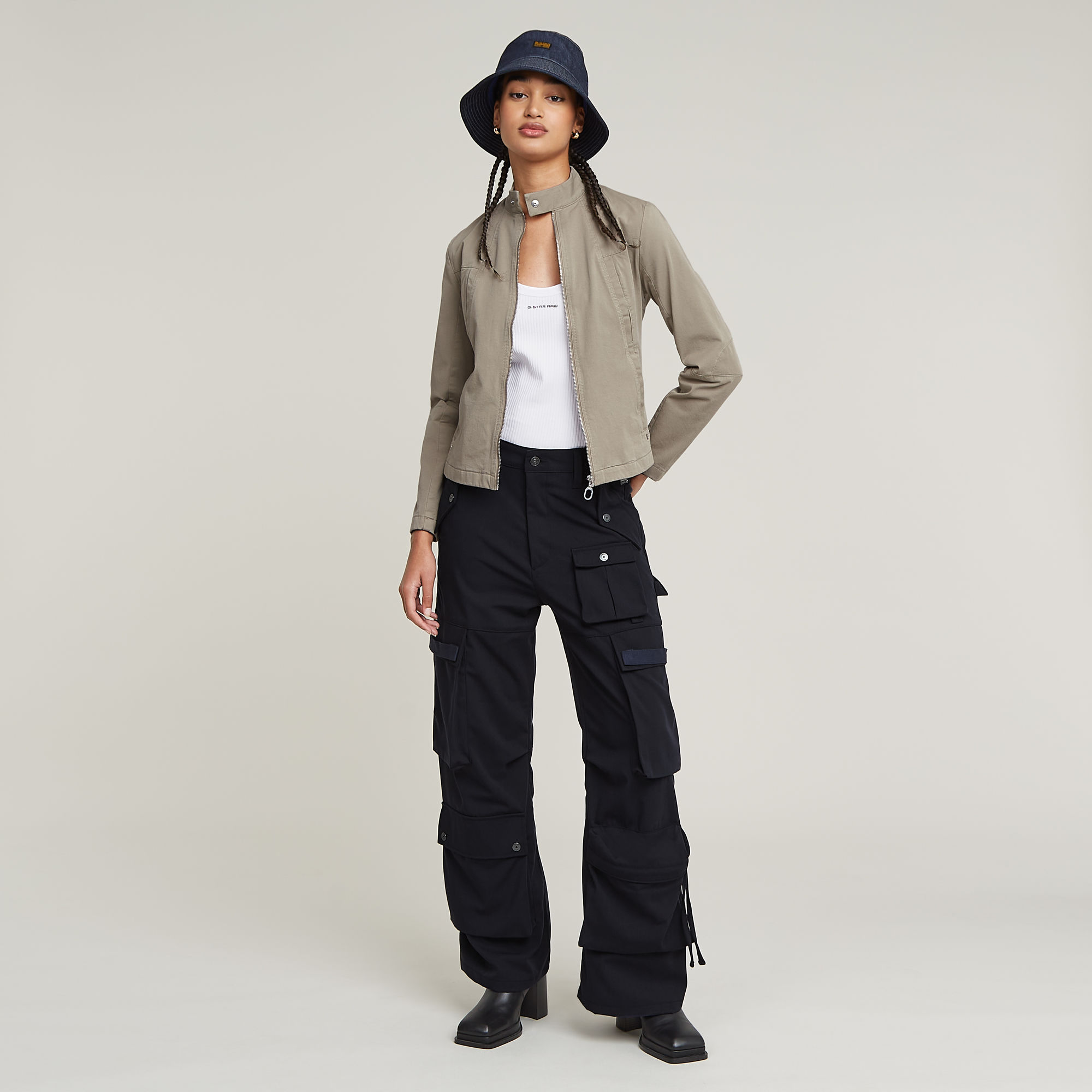 G-Star RAW Mega Cargobroek Donkerblauw Dames