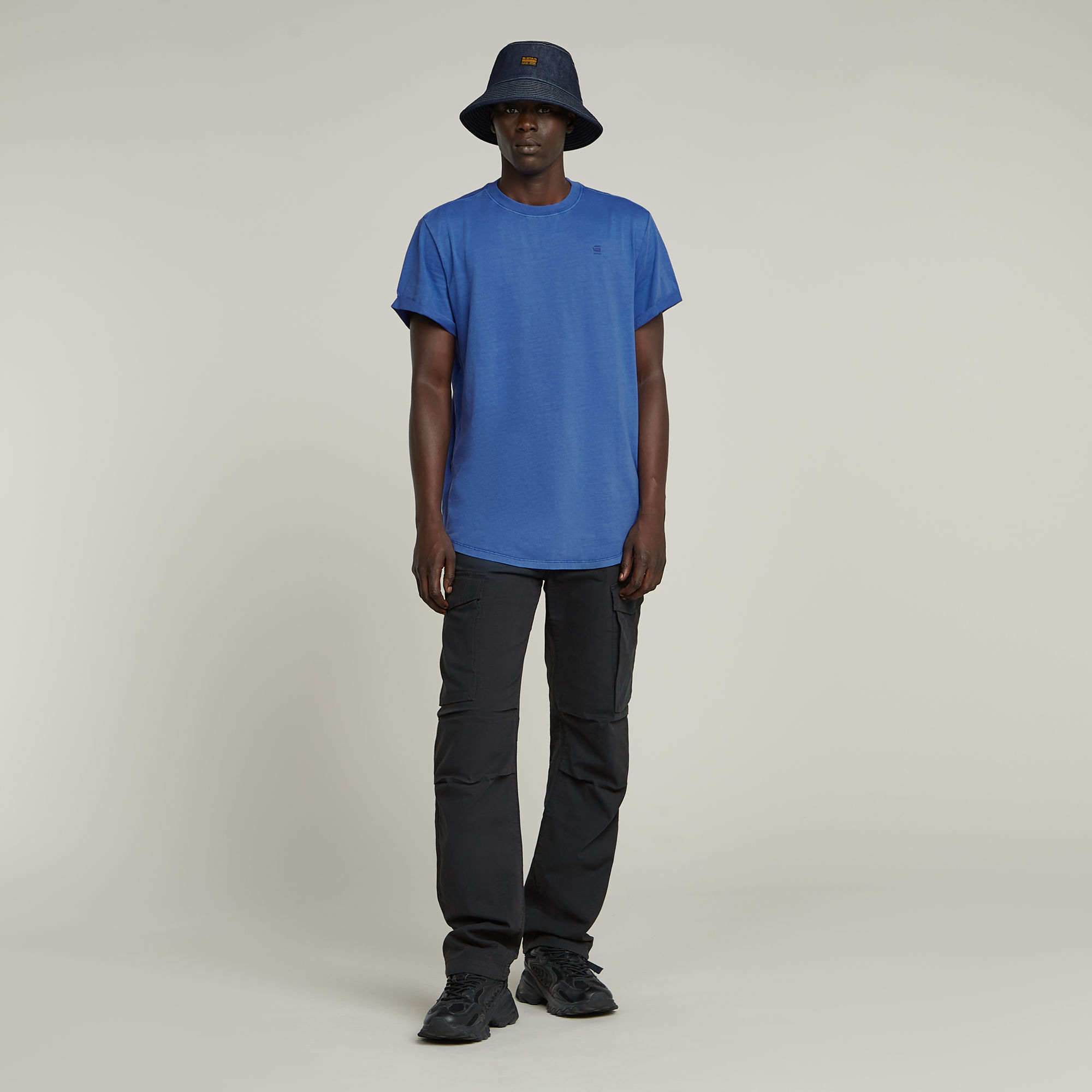 G-Star RAW Lash T-Shirt Midden blauw Heren