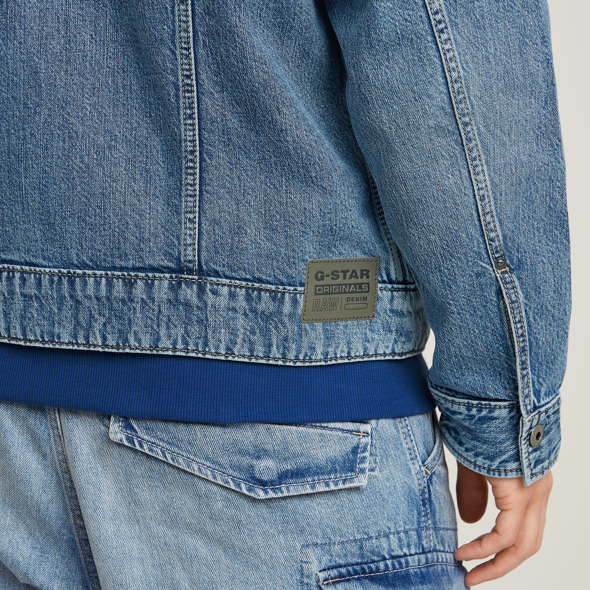 G-Star RAW Dakota Jack Midden blauw Heren