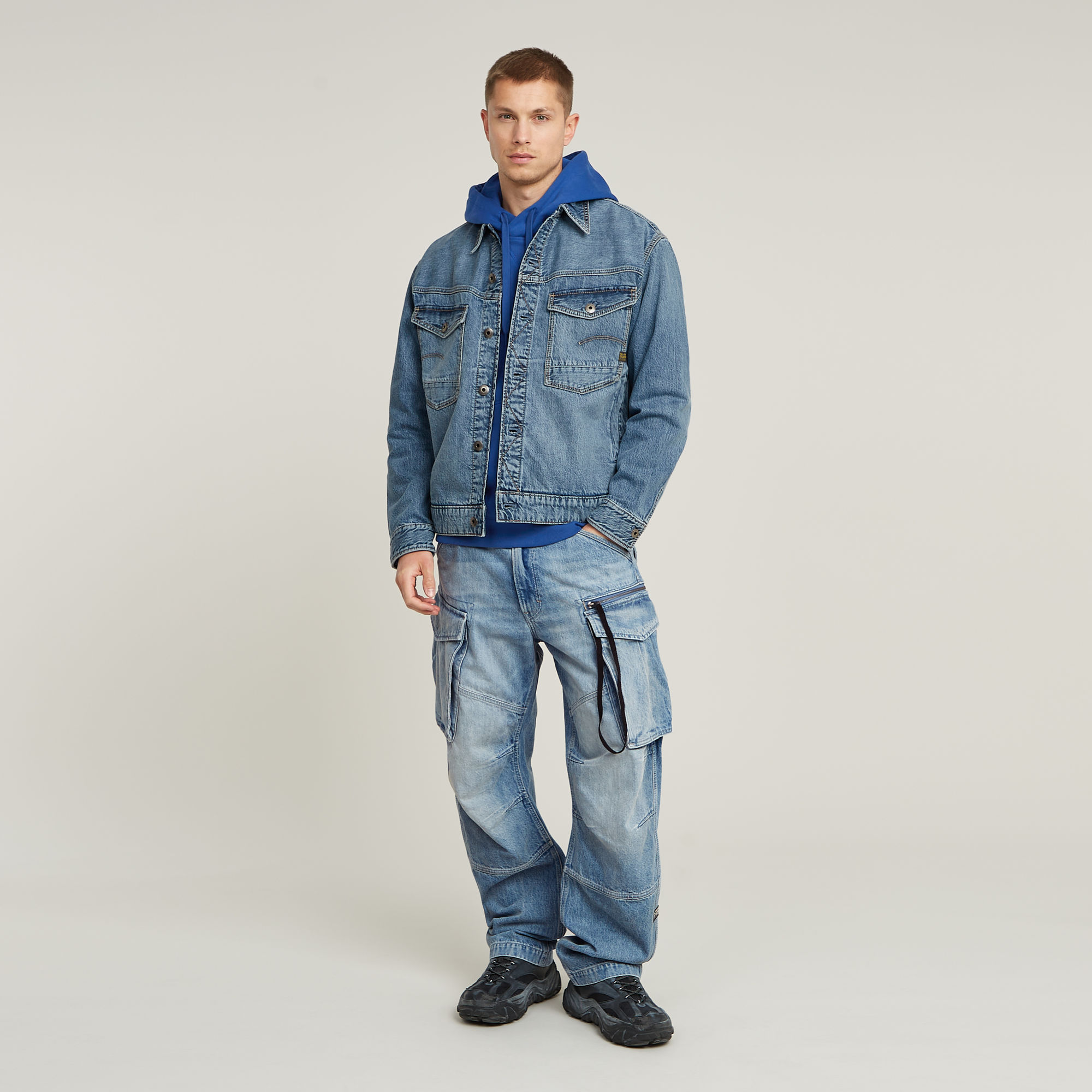 G-Star RAW Dakota Jack Midden blauw Heren