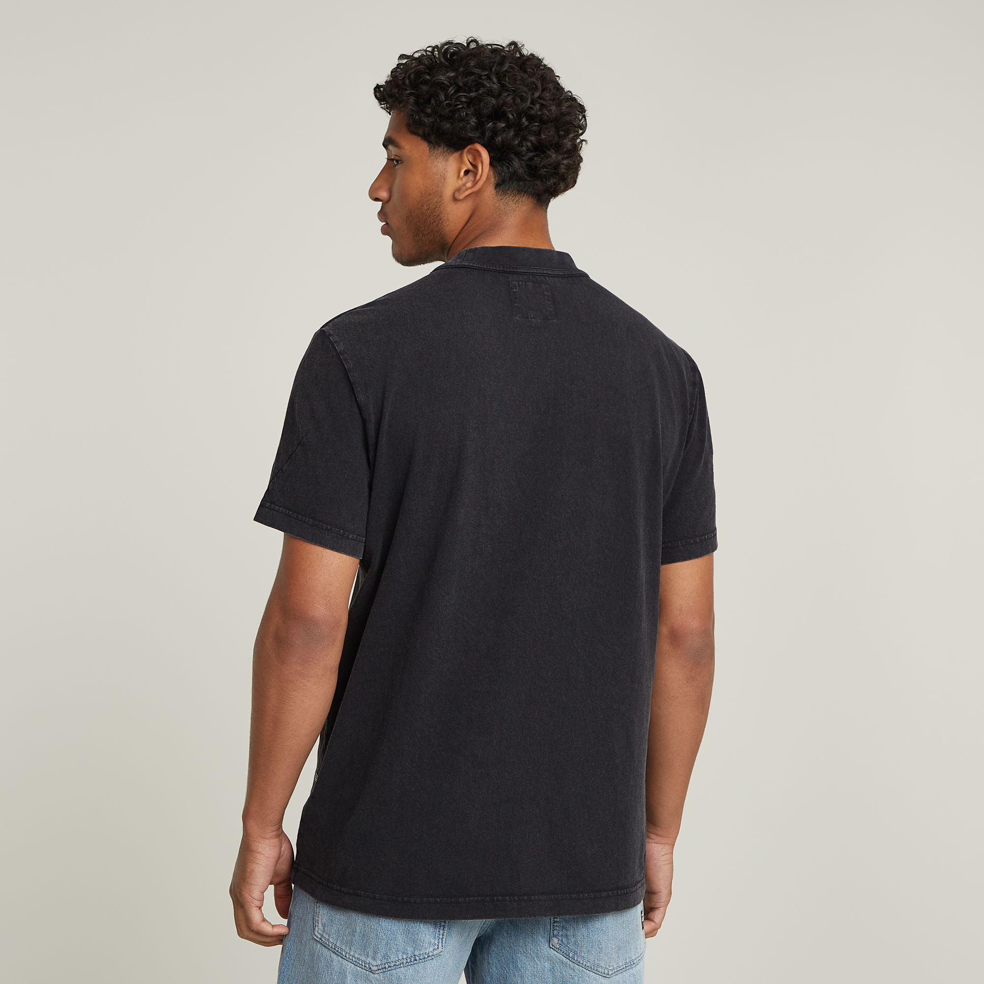 G-Star RAW Washed Pocket T-Shirt Zwart Heren