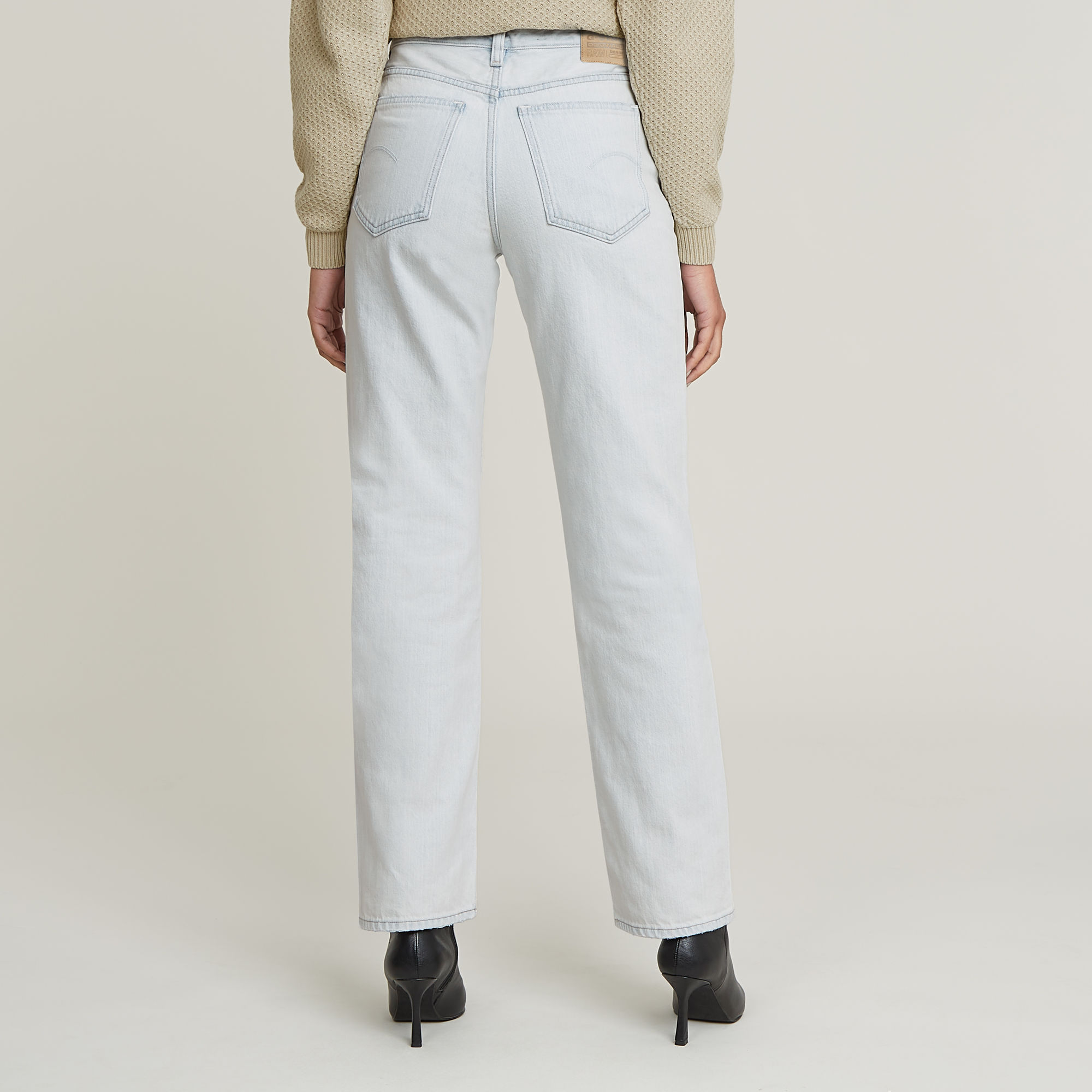 G-Star RAW Viktoria High Straight Jeans Lichtblauw Dames