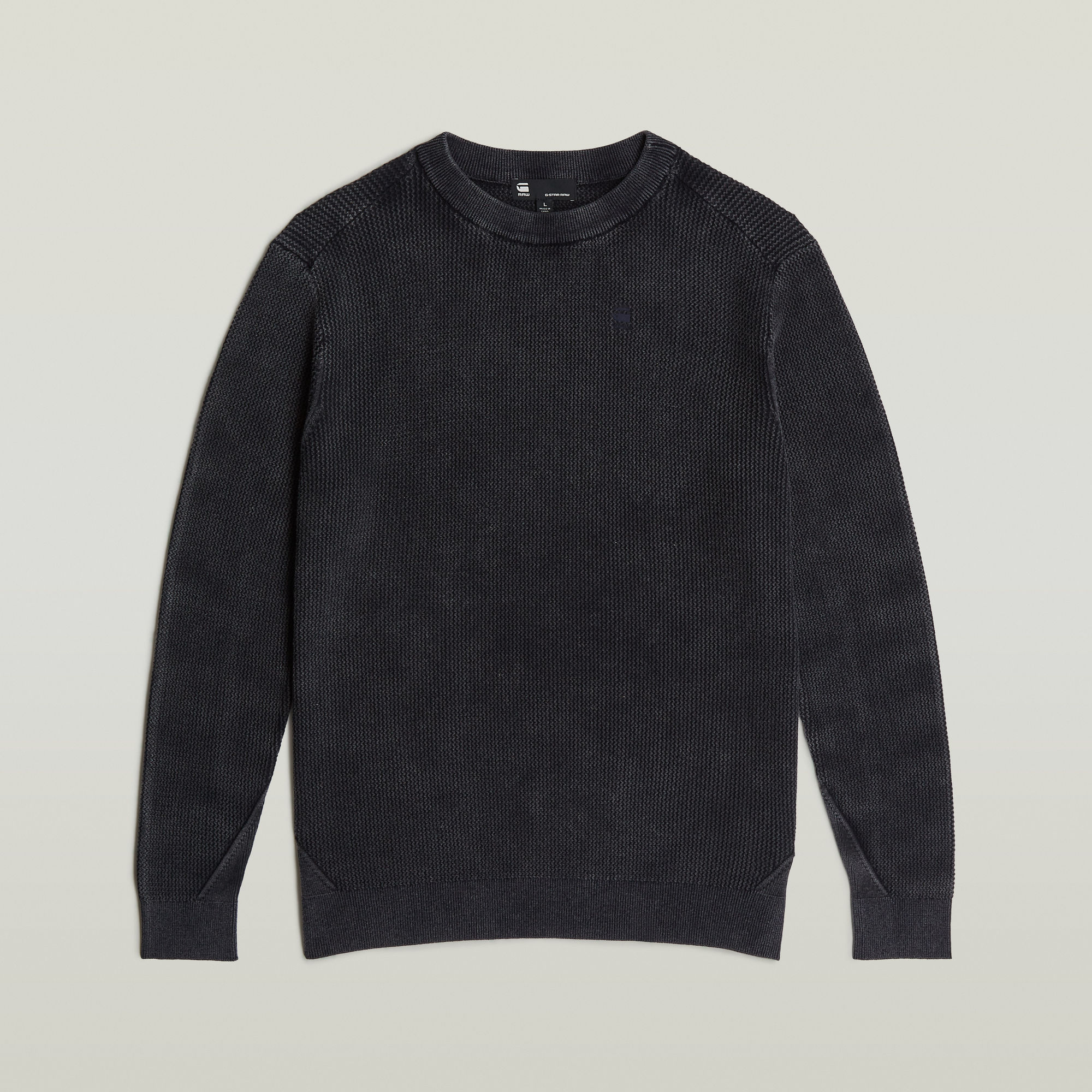 G-Star RAW Serrated Gebreide Trui Donkerblauw Heren