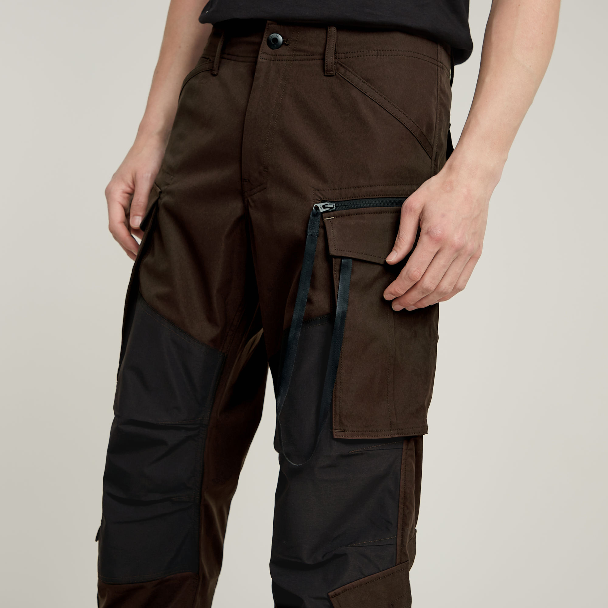 G-Star RAW Rovic Zip 3D Loose Broek Bruin Heren