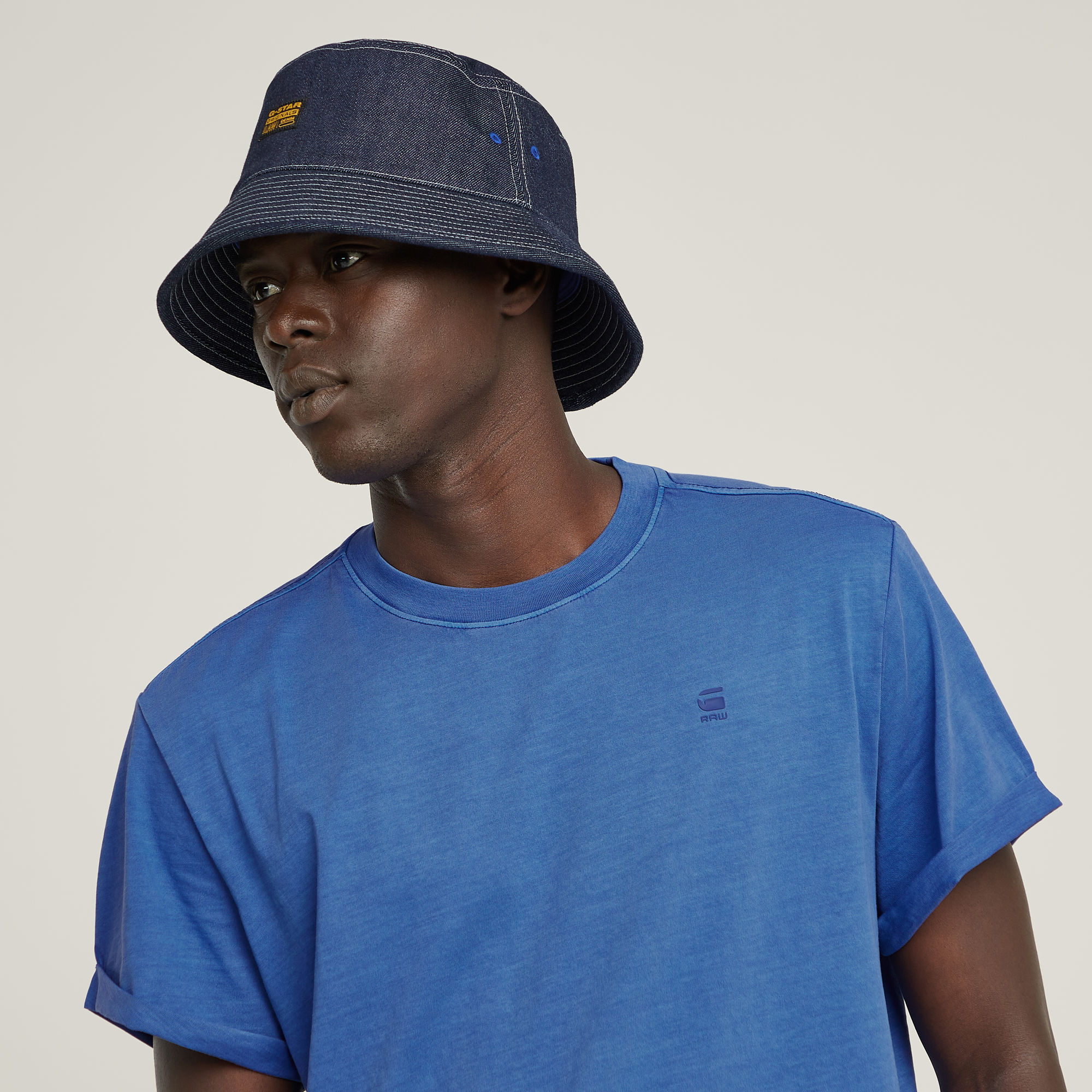 G-Star RAW Lash T-Shirt Midden blauw Heren