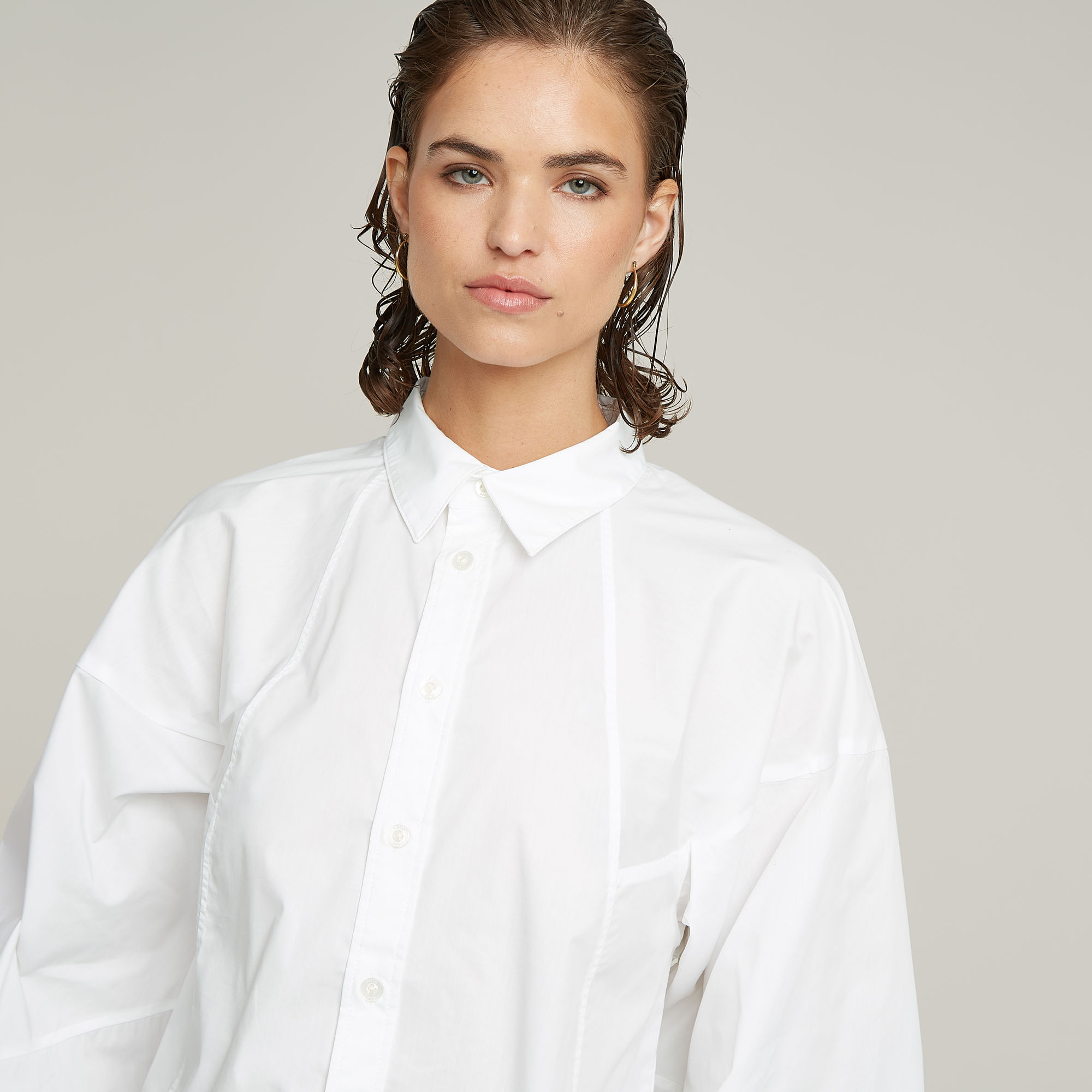 G-Star RAW Macro Balloon Shirt Wit Dames