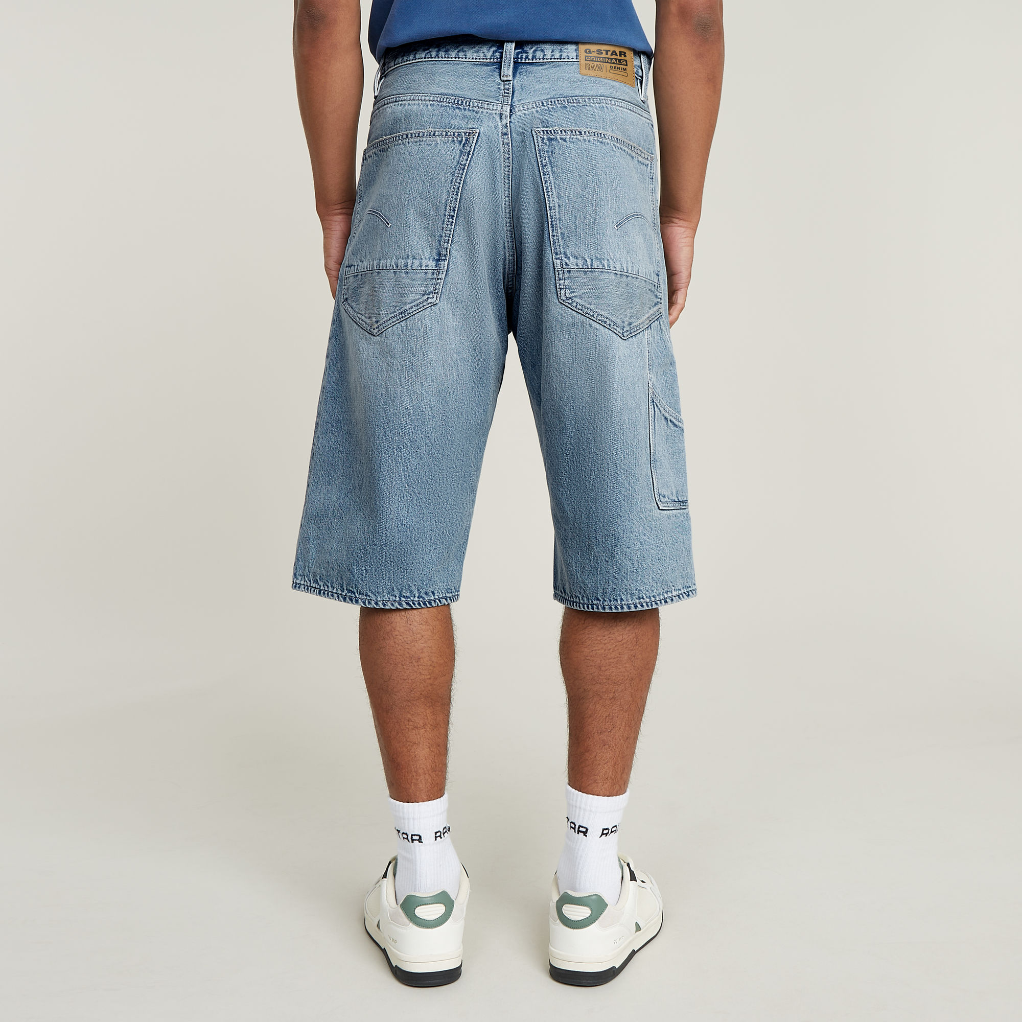 G-Star RAW Bam Logger Short Lichtblauw Heren