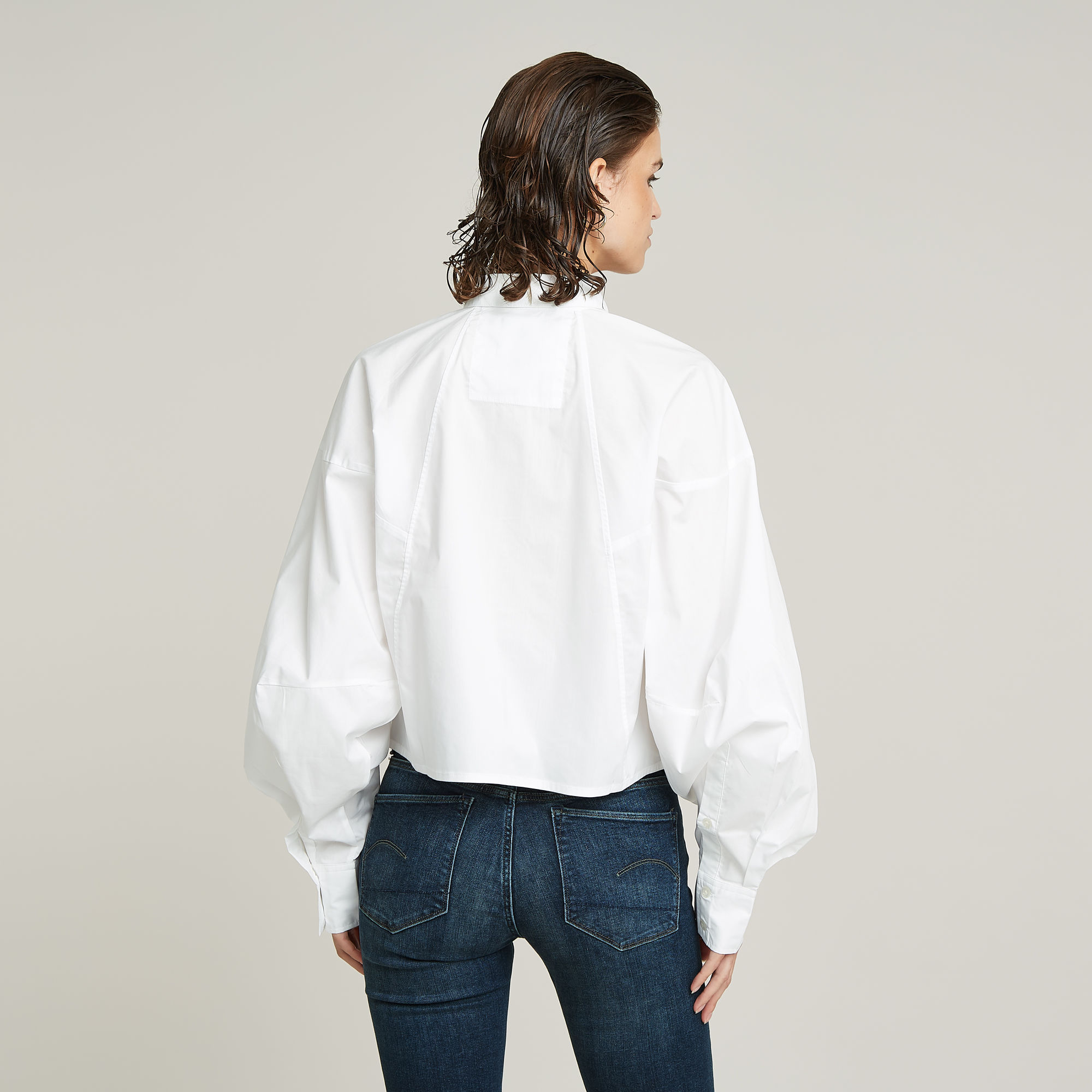 G-Star RAW Macro Balloon Shirt Wit Dames