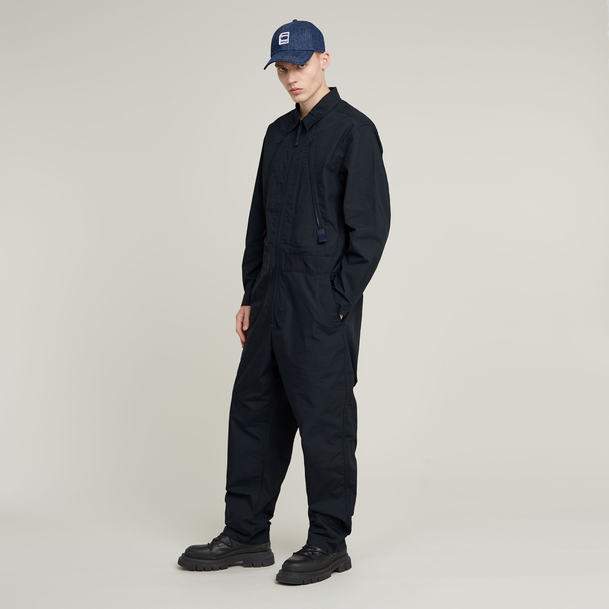 G-Star RAW Flight Jumpsuit Donkerblauw Heren