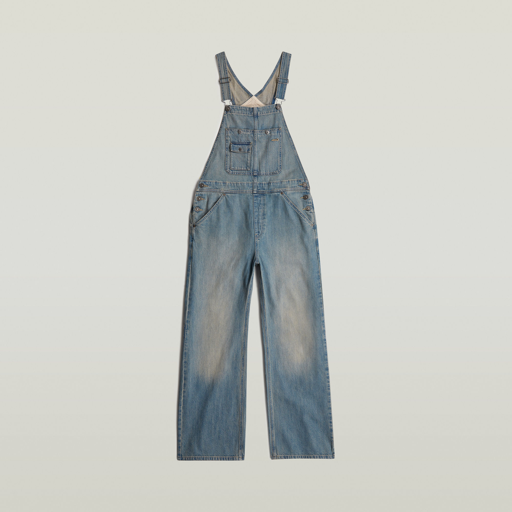 G-Star RAW Bowey 3D Loose Overal Lichtblauw Dames