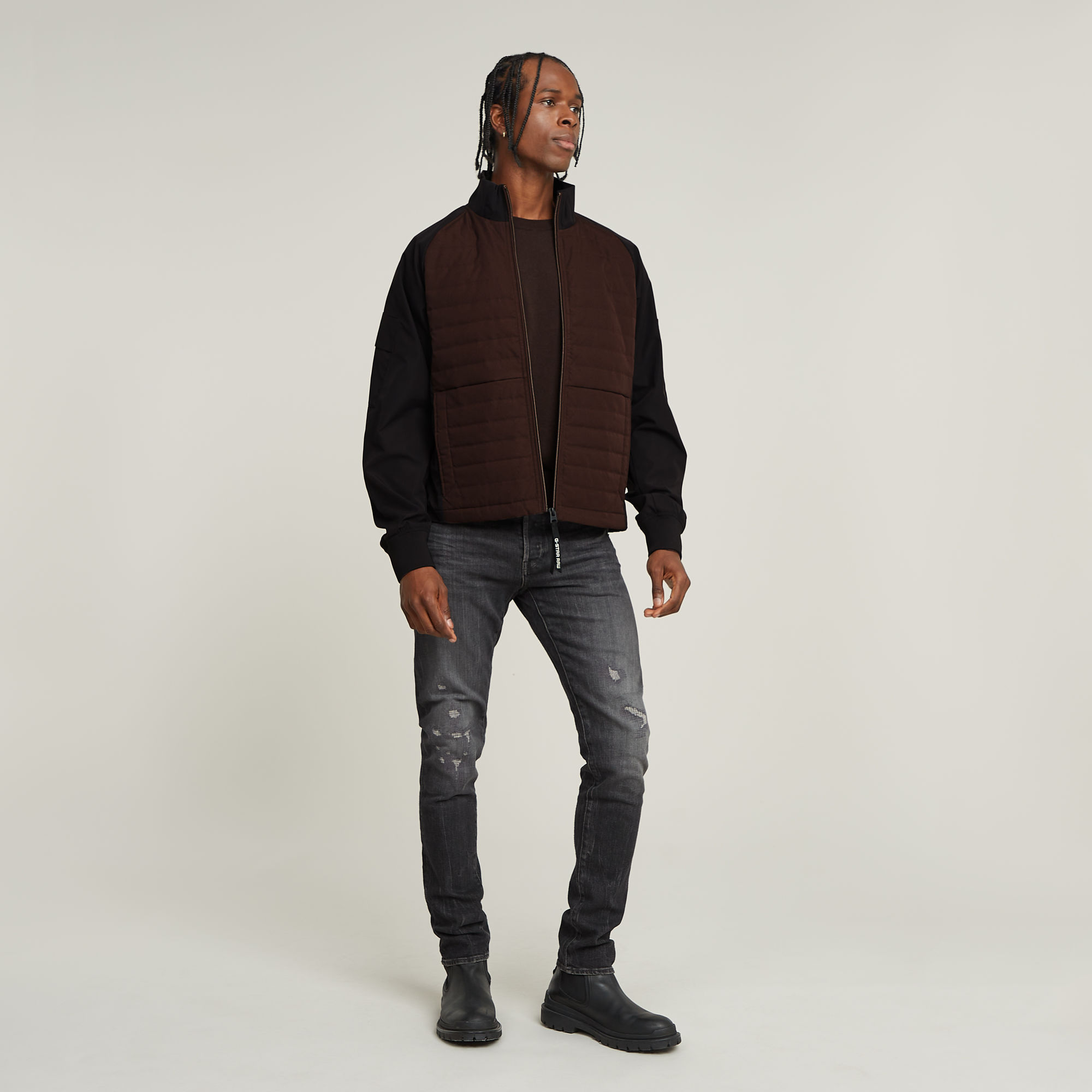 G-Star RAW Premium Core Gebreide Trui Bruin Heren