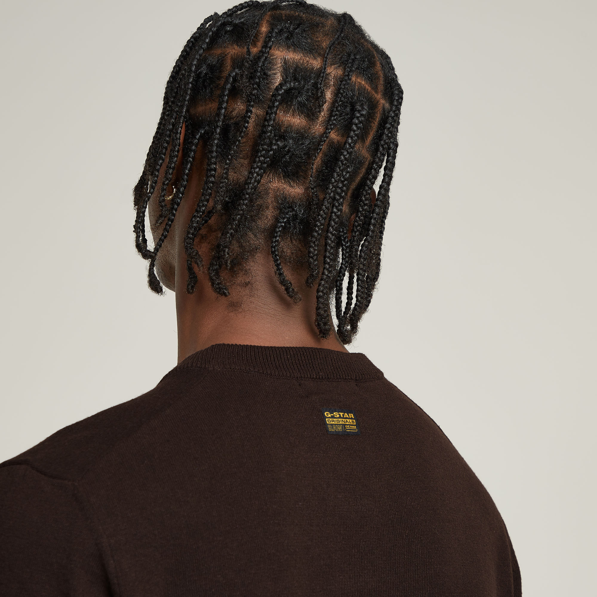 G-Star RAW Premium Core Gebreide Trui Bruin Heren