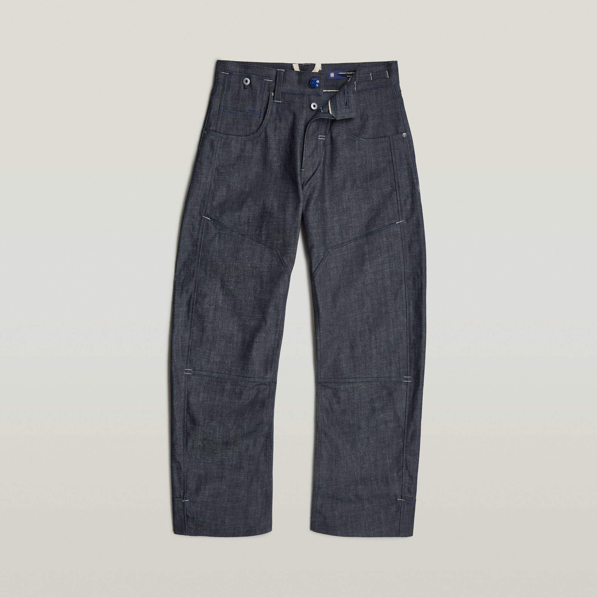 G-Star RAW G-STAR Origins Bend 3D Loose Selvedge Jeans Donkerblauw Heren