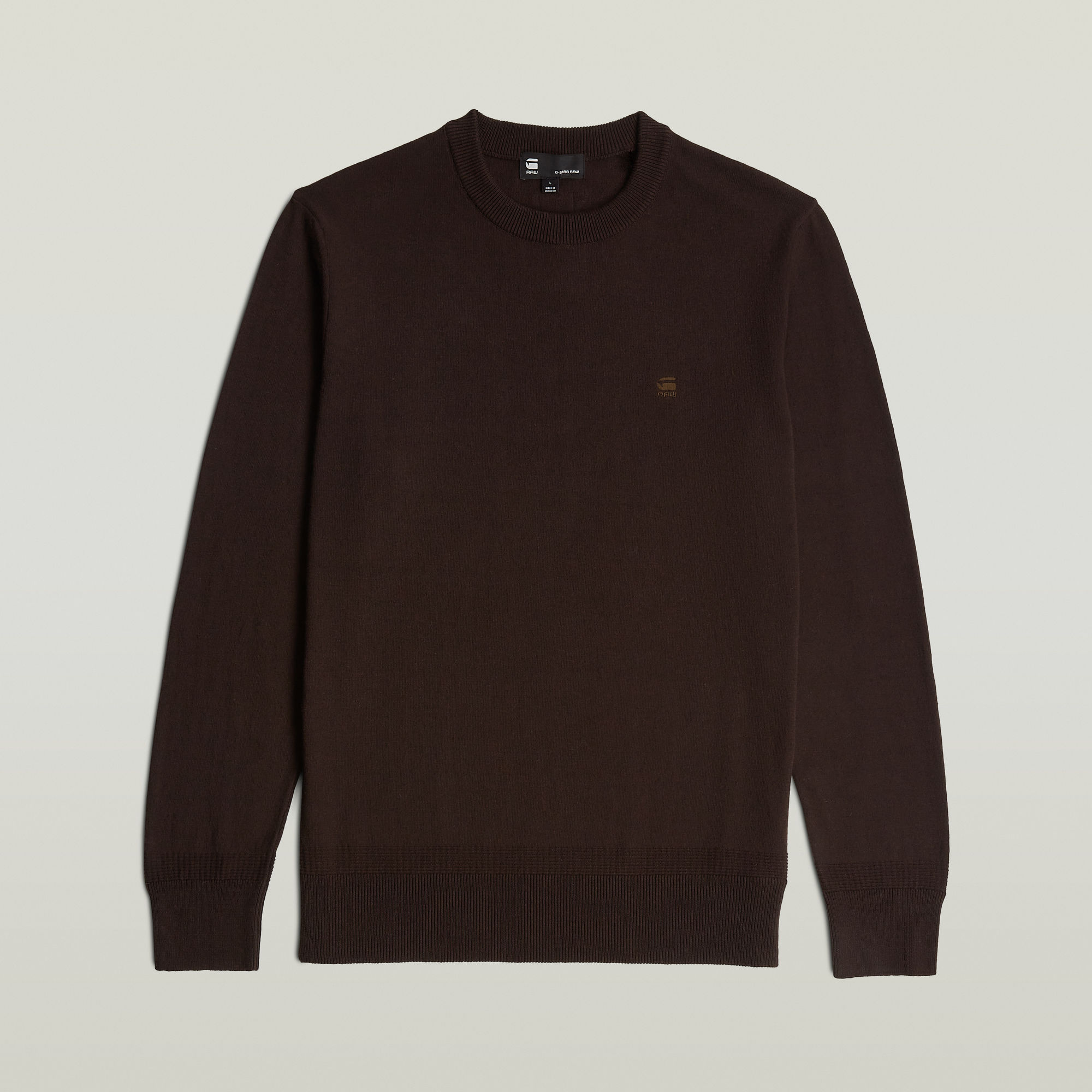 G-Star RAW Premium Core Gebreide Trui Bruin Heren