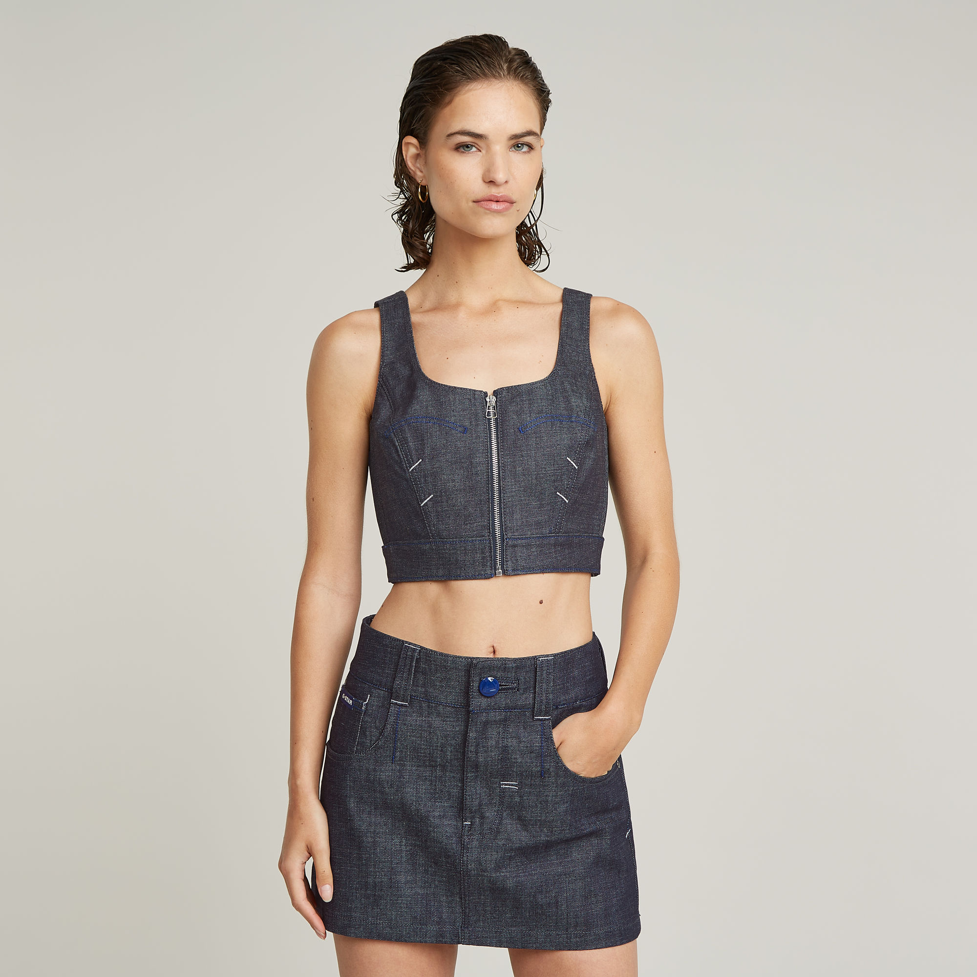 G-Star RAW G-STAR Origins Corset - Donkerblauw - Dames