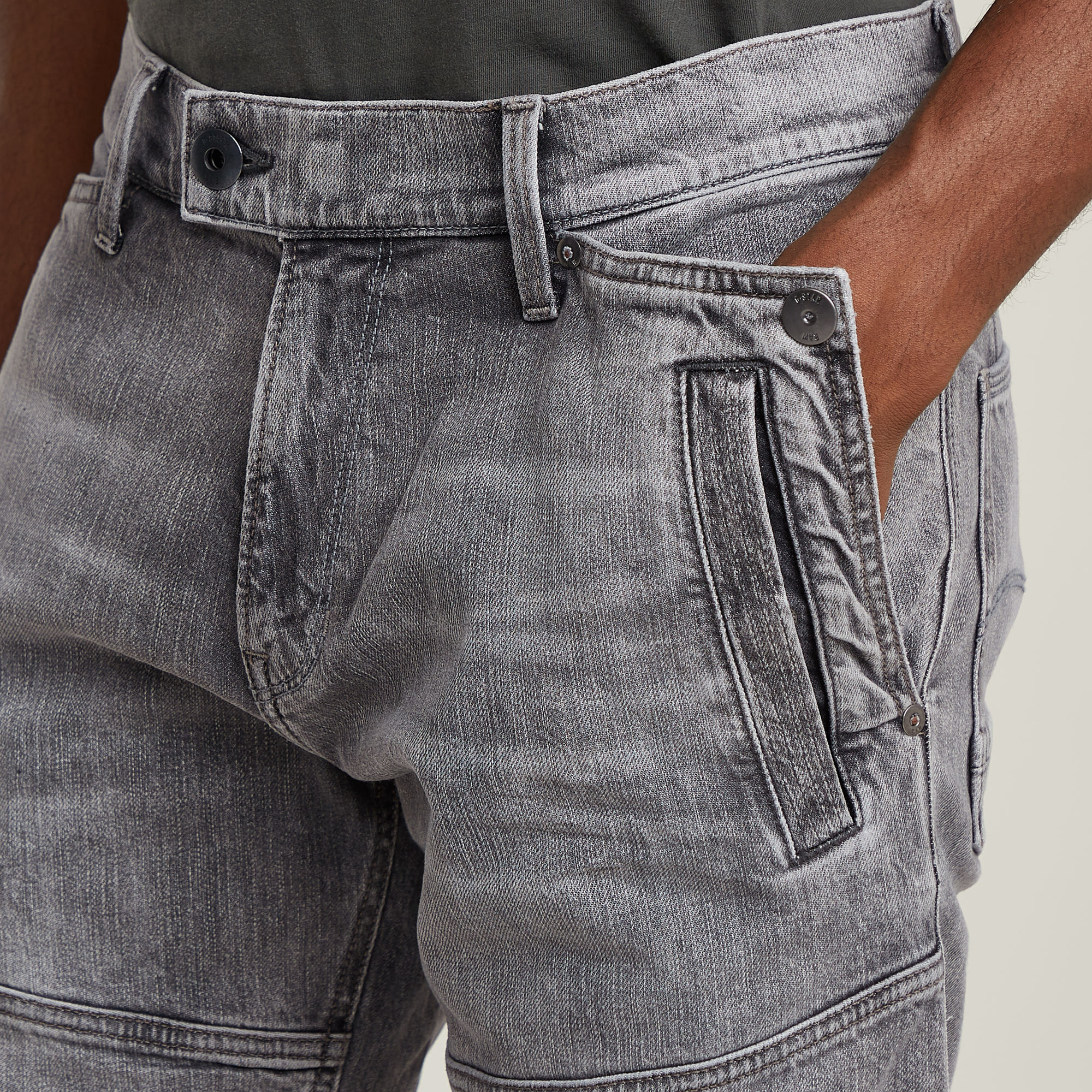 G-Star RAW Diver 3D Slim Jeans Grijs Heren