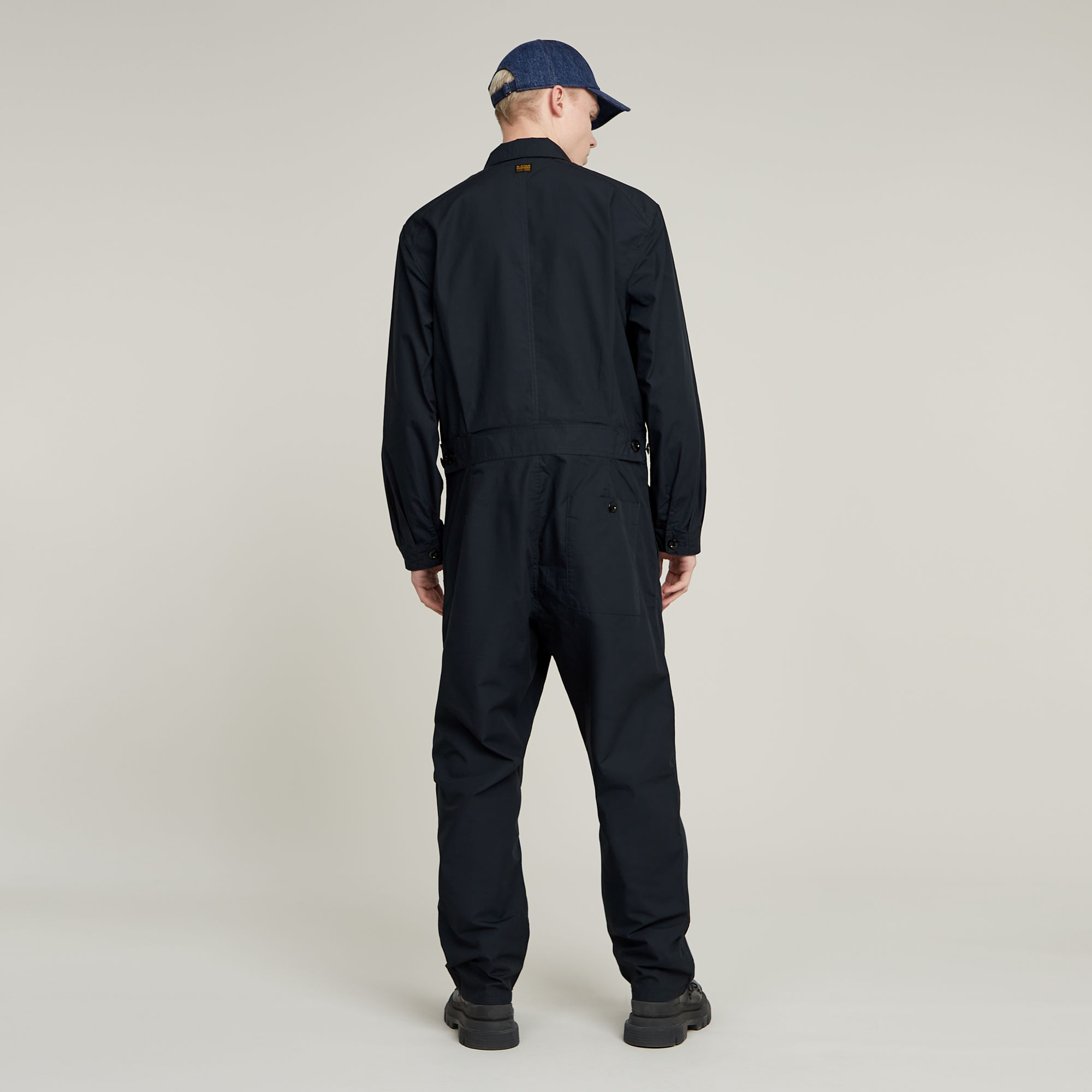 G-Star RAW Flight Jumpsuit Donkerblauw Heren