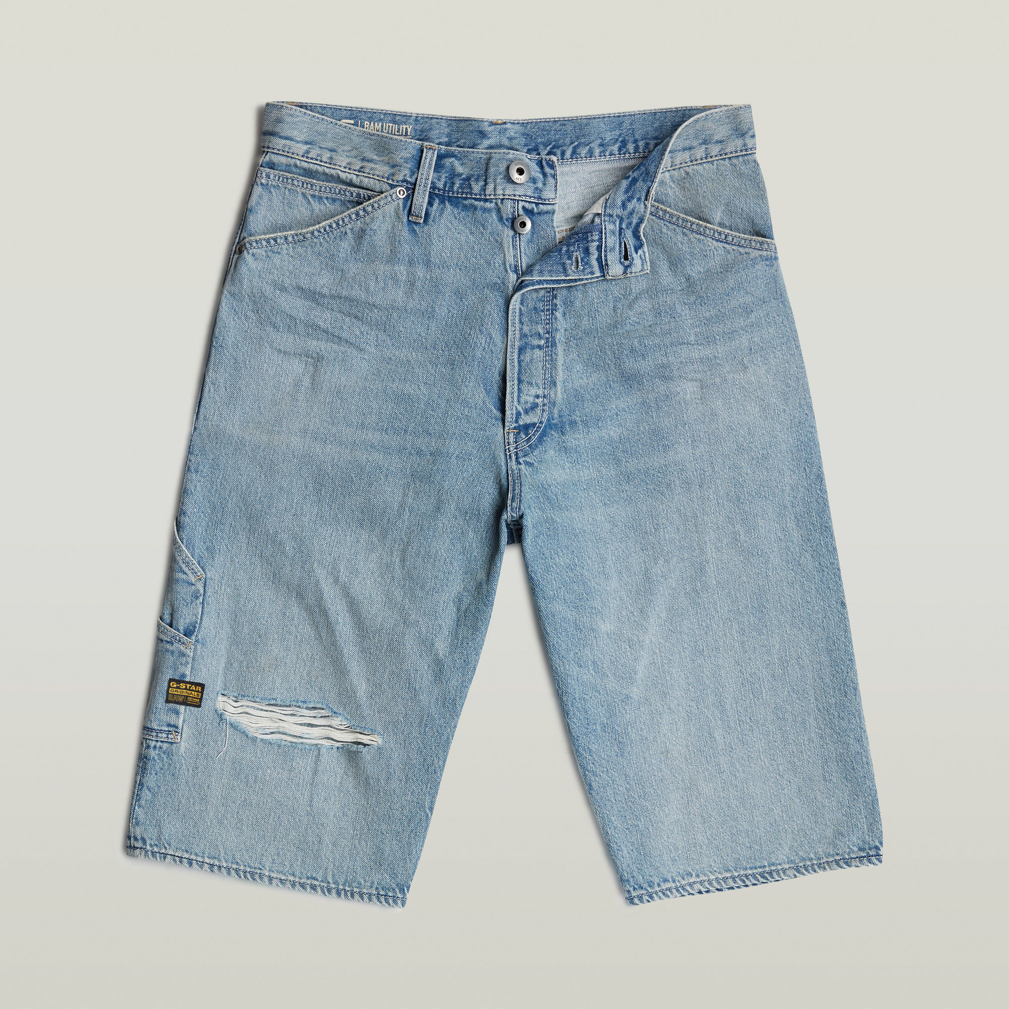 G-Star RAW Bam Logger Short Lichtblauw Heren