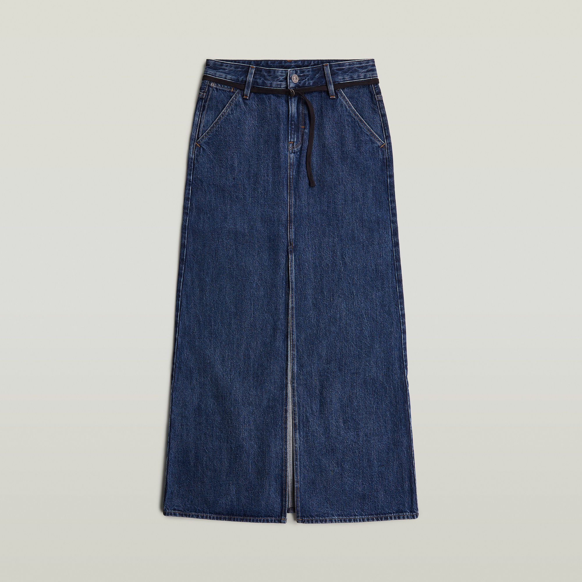 G-Star RAW Baggy Maxi Rok Donkerblauw Dames
