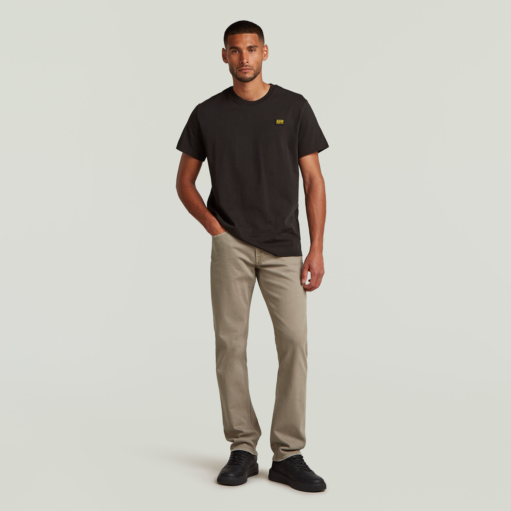 G-Star RAW Mosa Straight Jeans Grijs Heren