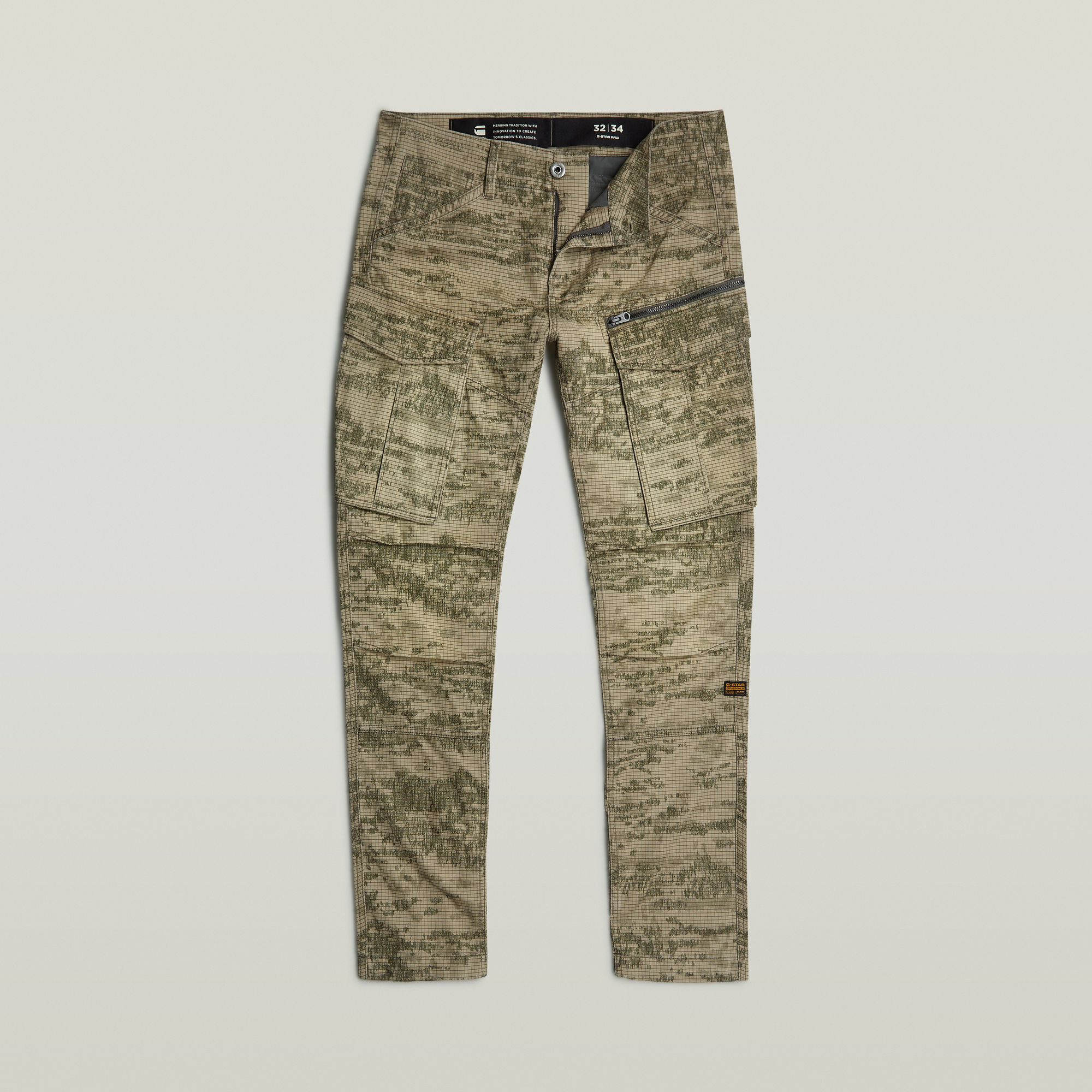 G-Star RAW Rovic Broek Zip 3D Regular Tapered Meerkleurig Heren
