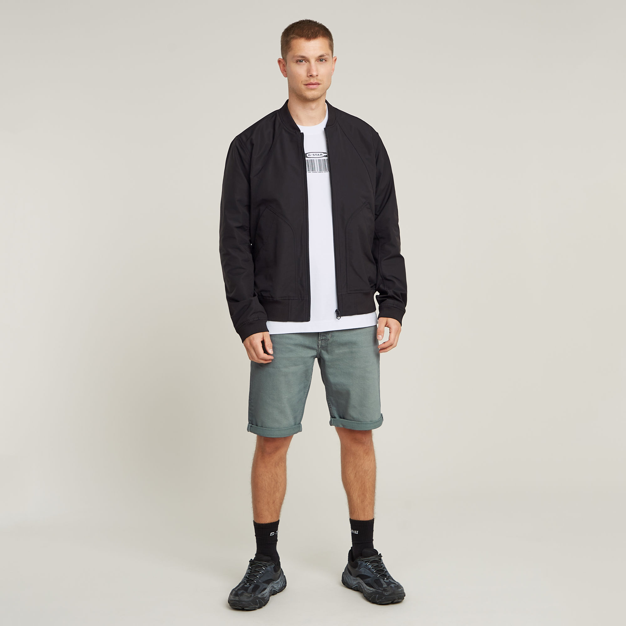 G-Star RAW Bomberjack Unpadded Zwart Heren