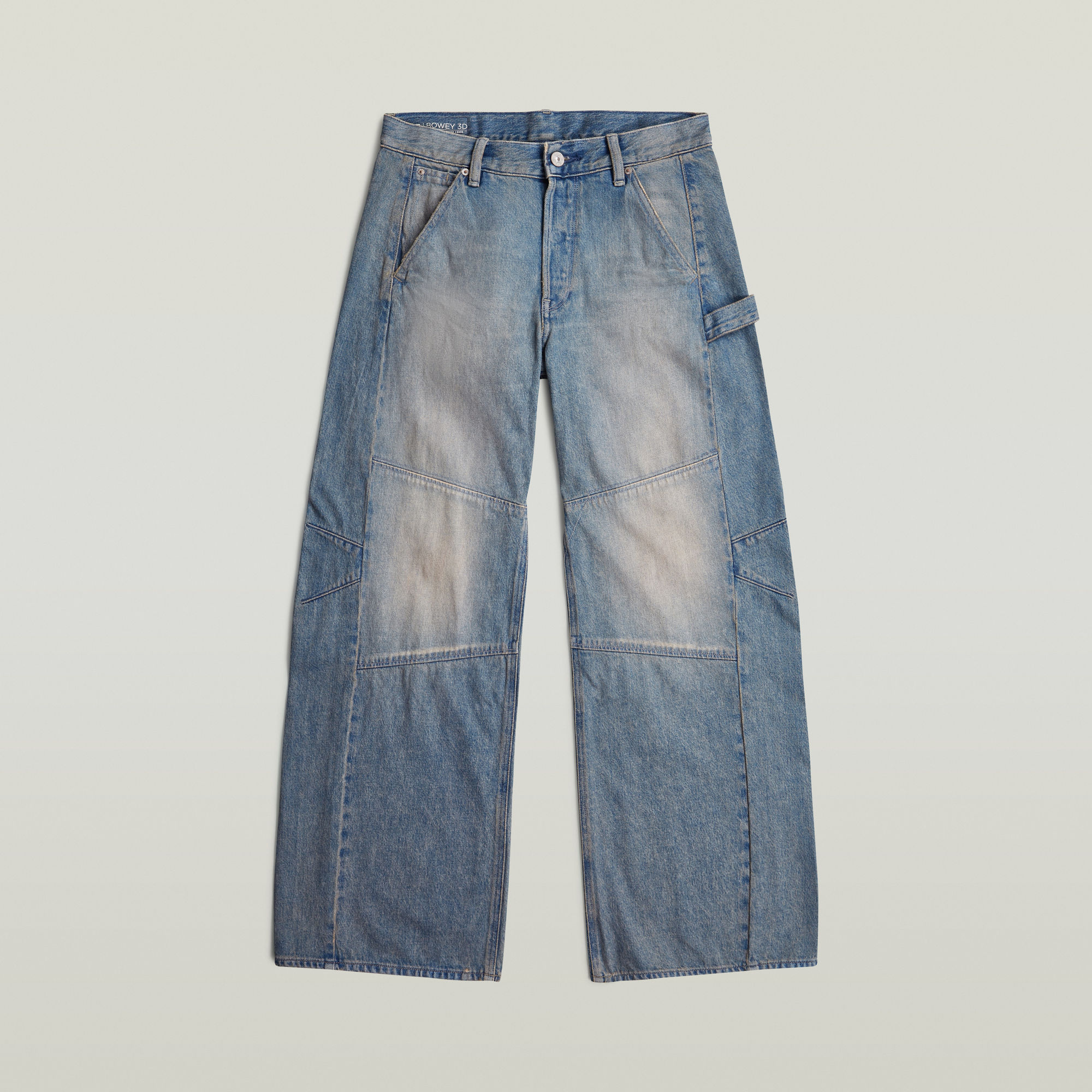 G-Star RAW Bowey 3D Extreme Carpenter Loose Jeans Lichtblauw Dames