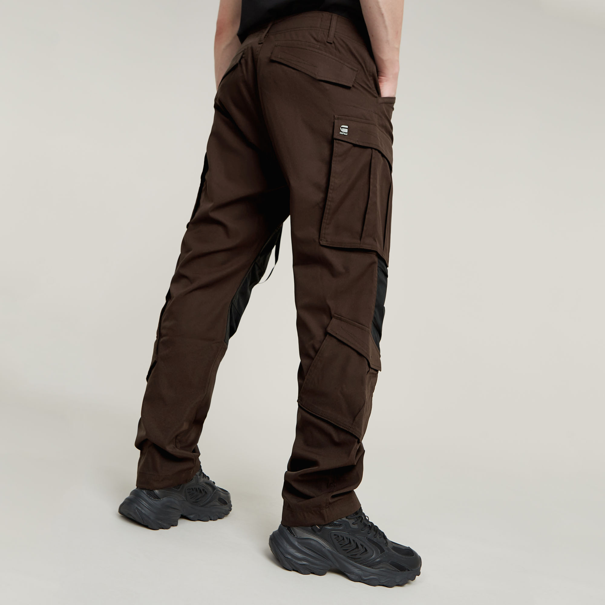 G-Star RAW Rovic Zip 3D Loose Broek Bruin Heren