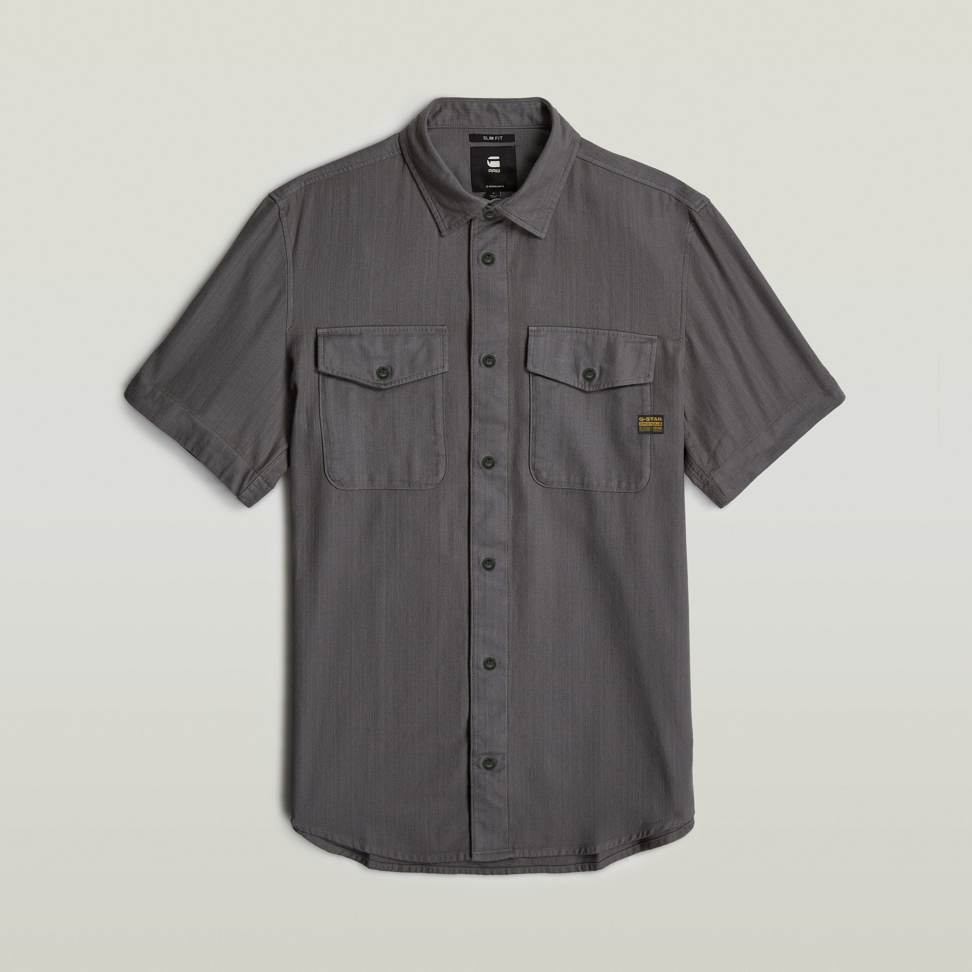 G-Star RAW Marine Slim Shirt Grijs Heren