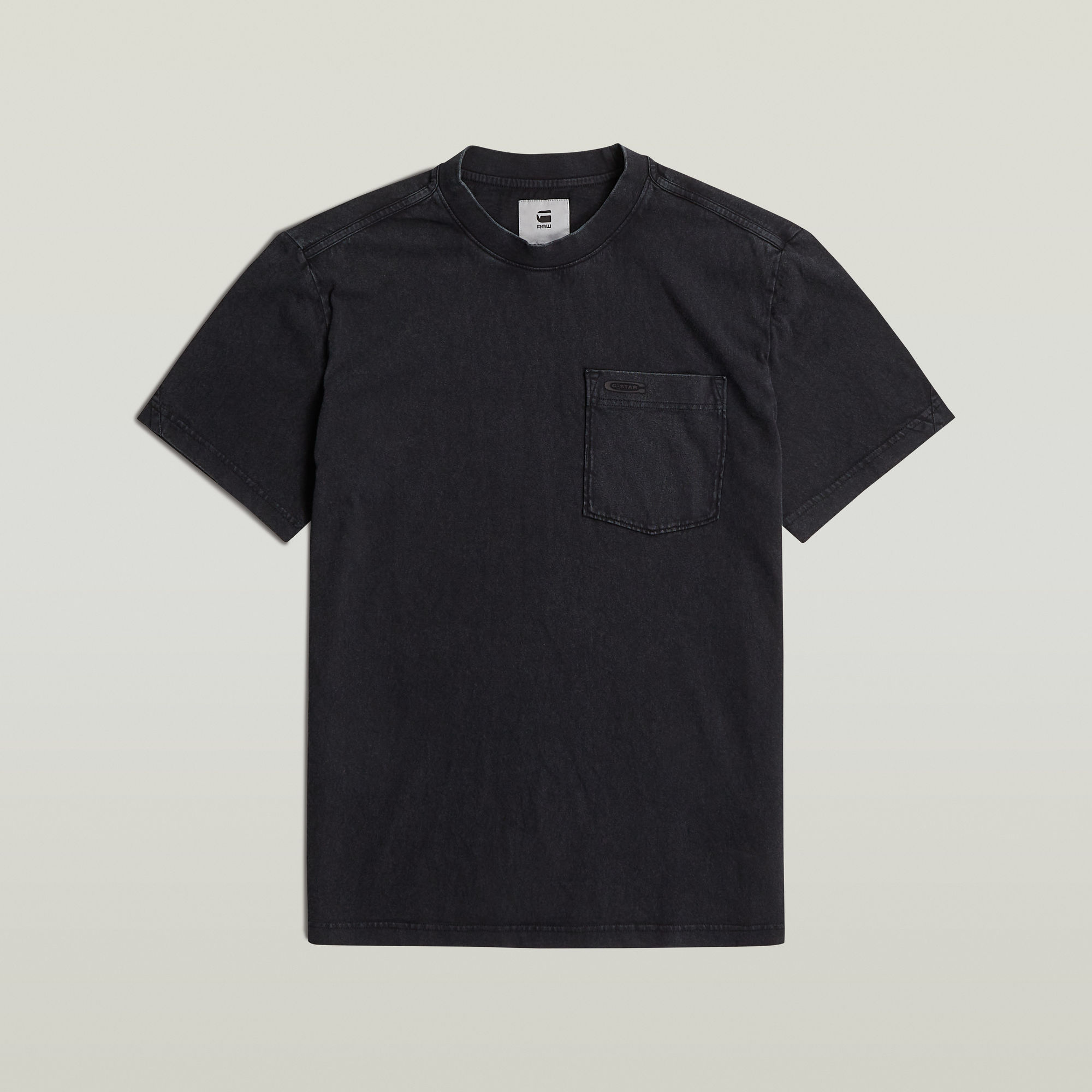 G-Star RAW Washed Pocket T-Shirt Zwart Heren