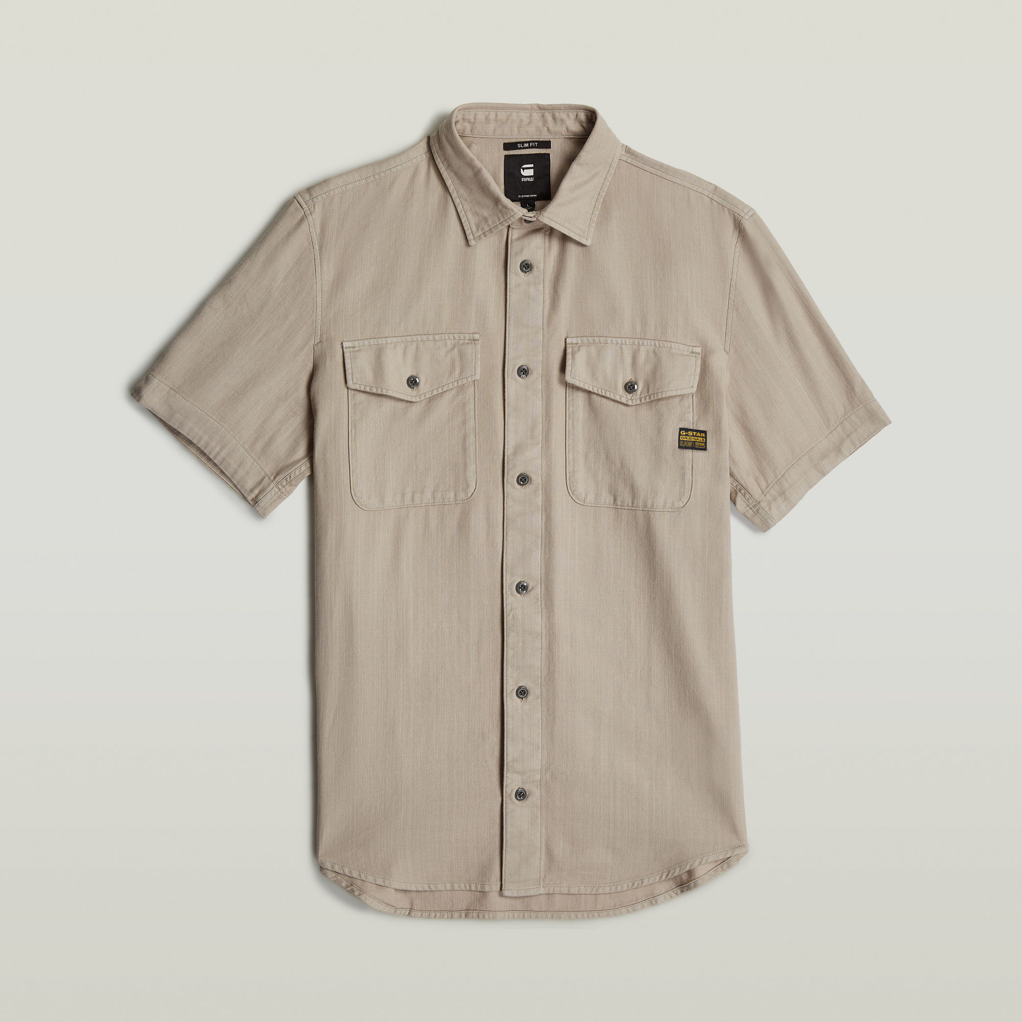 G-Star RAW Marine Slim Shirt Beige Heren