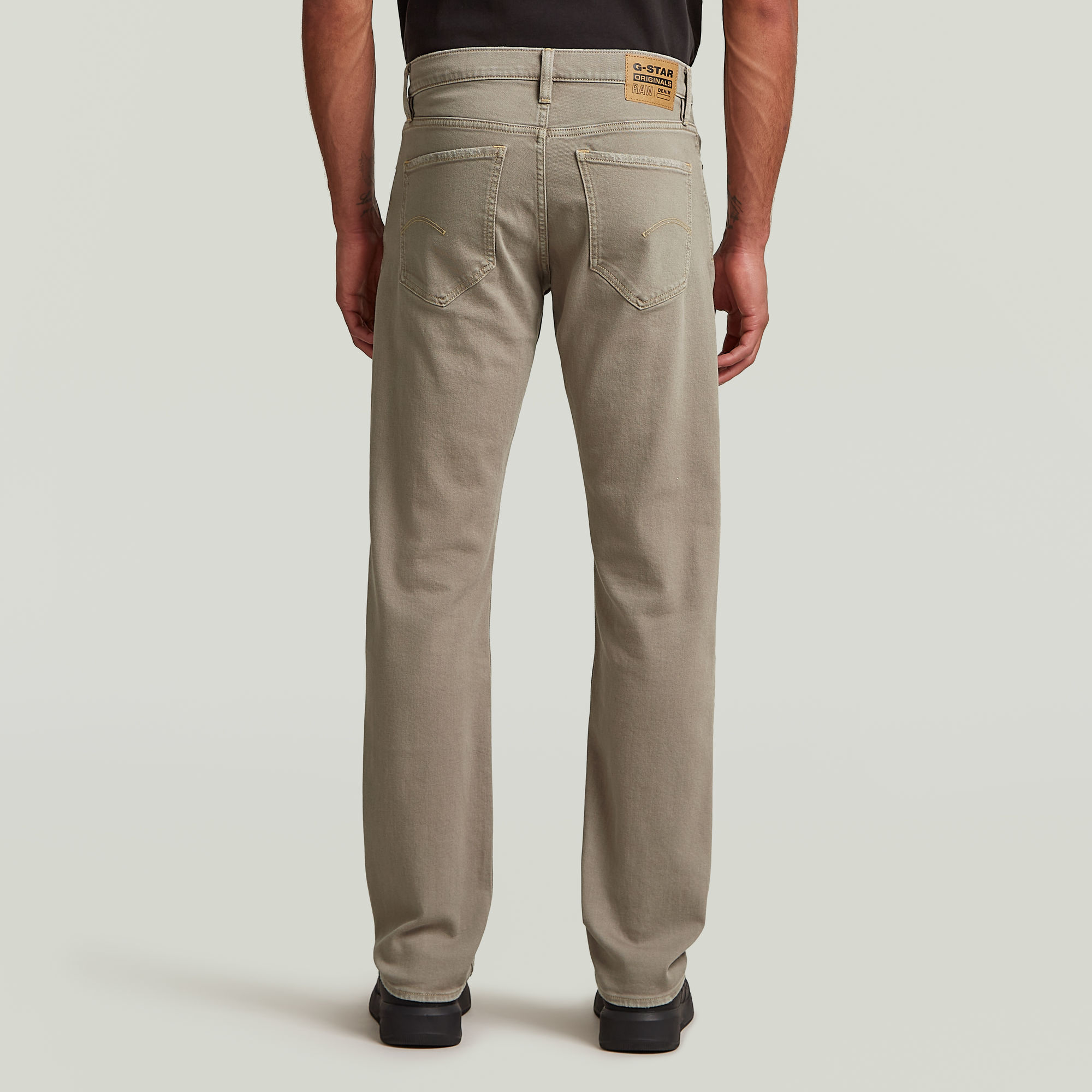 G-Star RAW Mosa Straight Jeans Grijs Heren