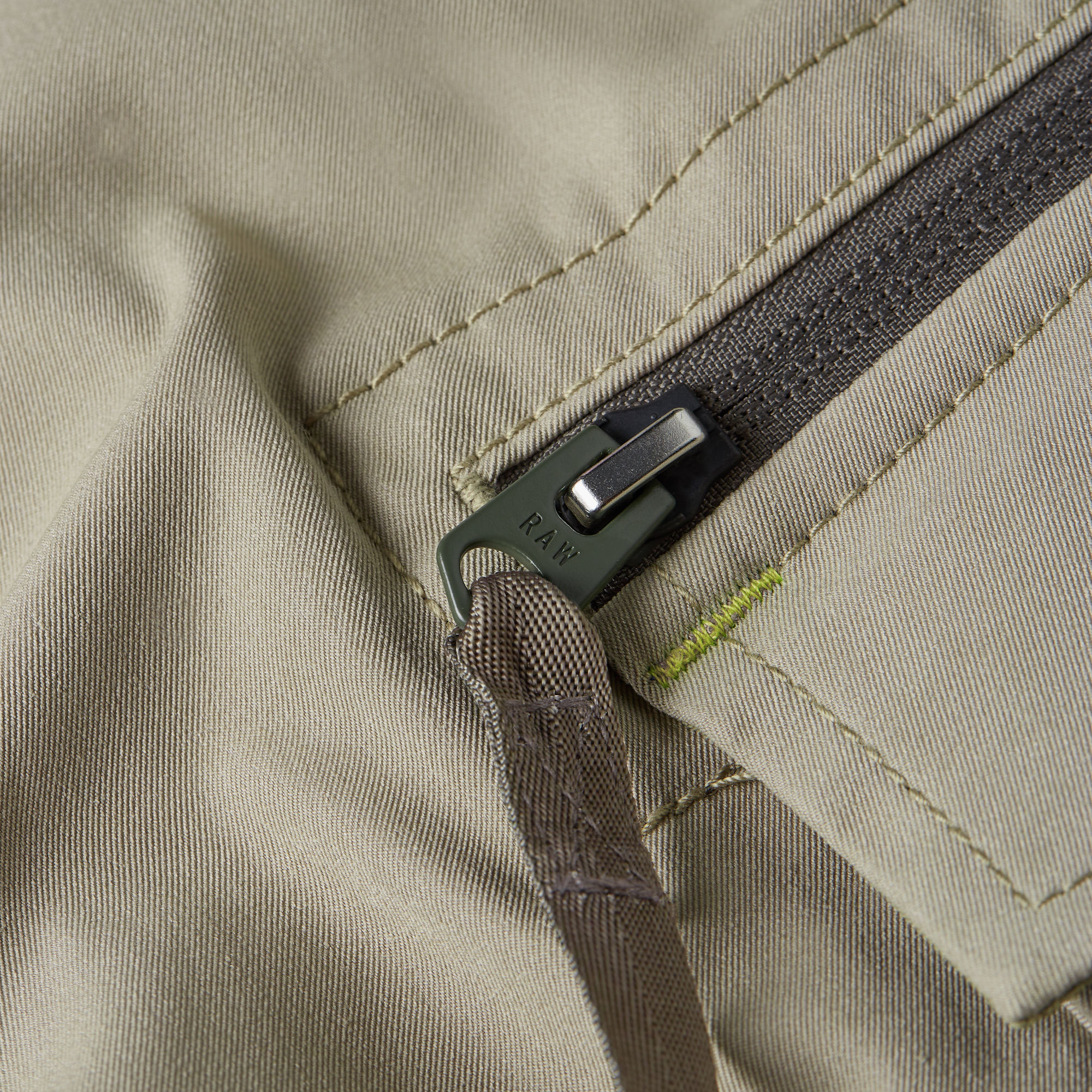 G-Star RAW Rovic Zip 3D Loose Broek Beige Heren