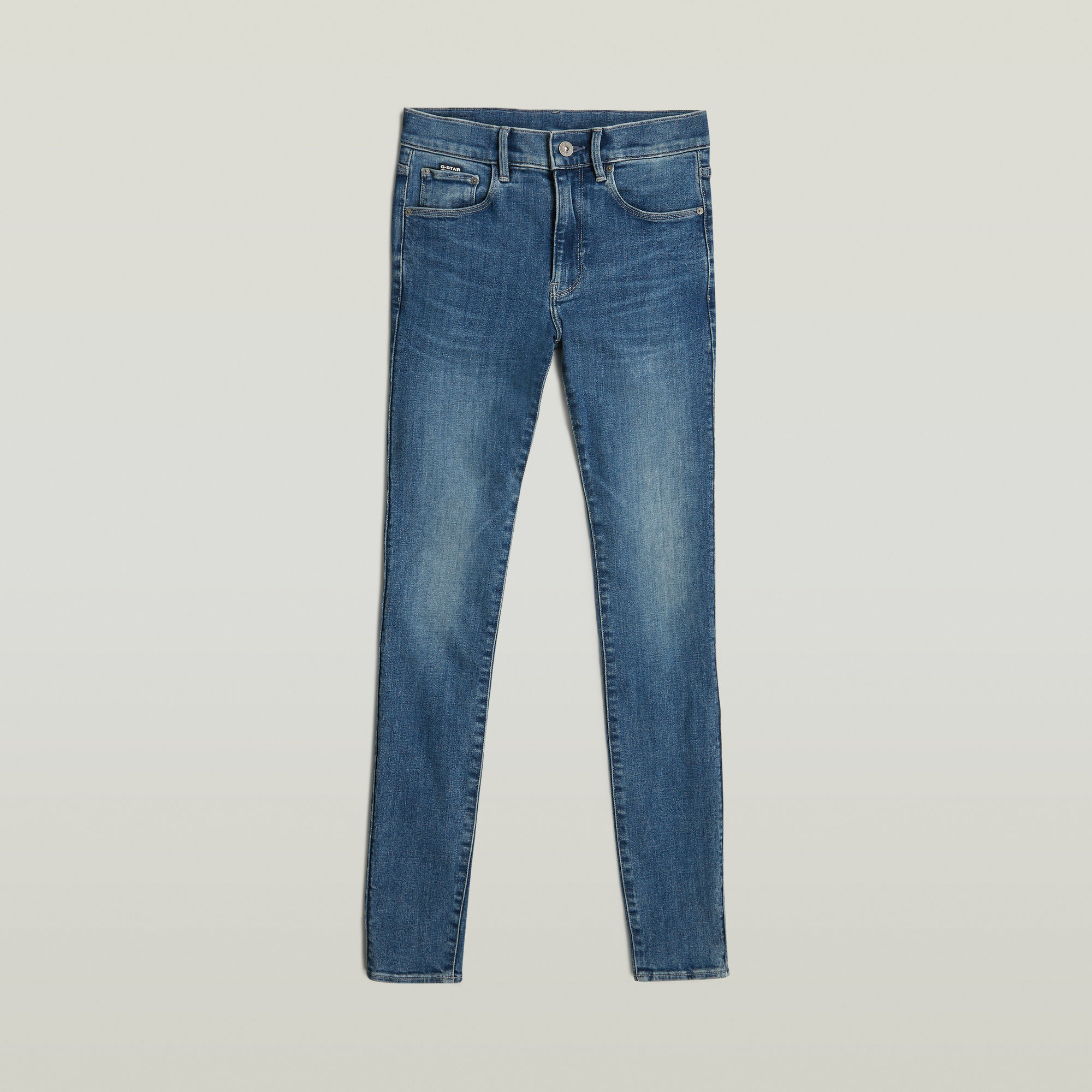 G-Star RAW 3301 Skinny Jeans Midden blauw Dames