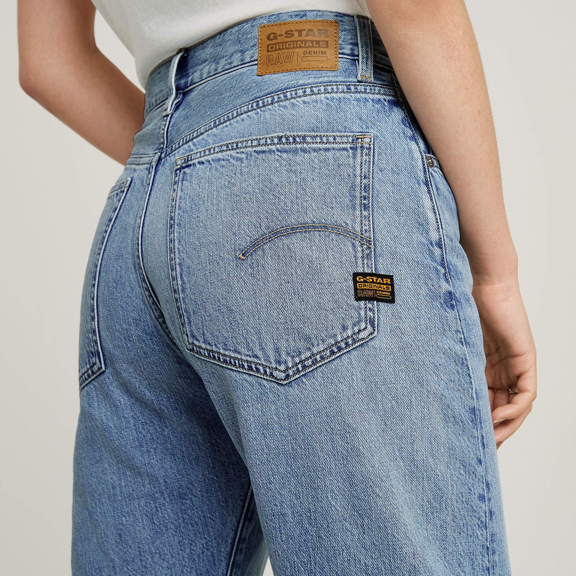 G-Star RAW Bowey 3D Boyfriend Jeans Lichtblauw Dames