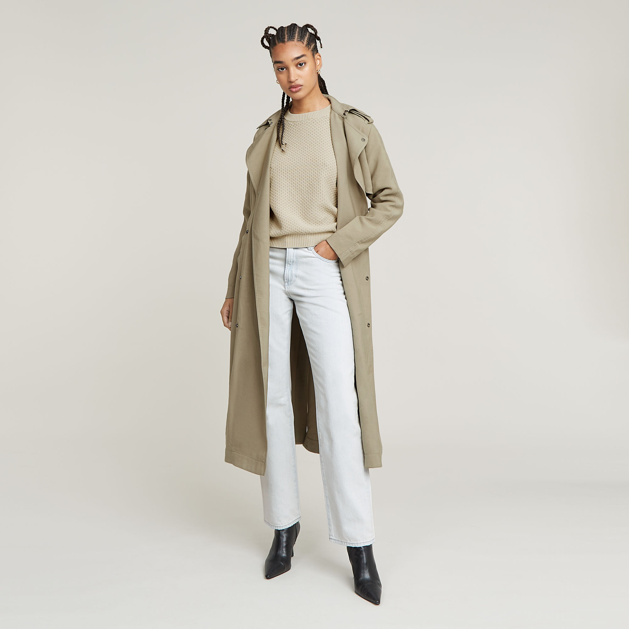 G-Star RAW Viktoria High Straight Jeans Lichtblauw Dames