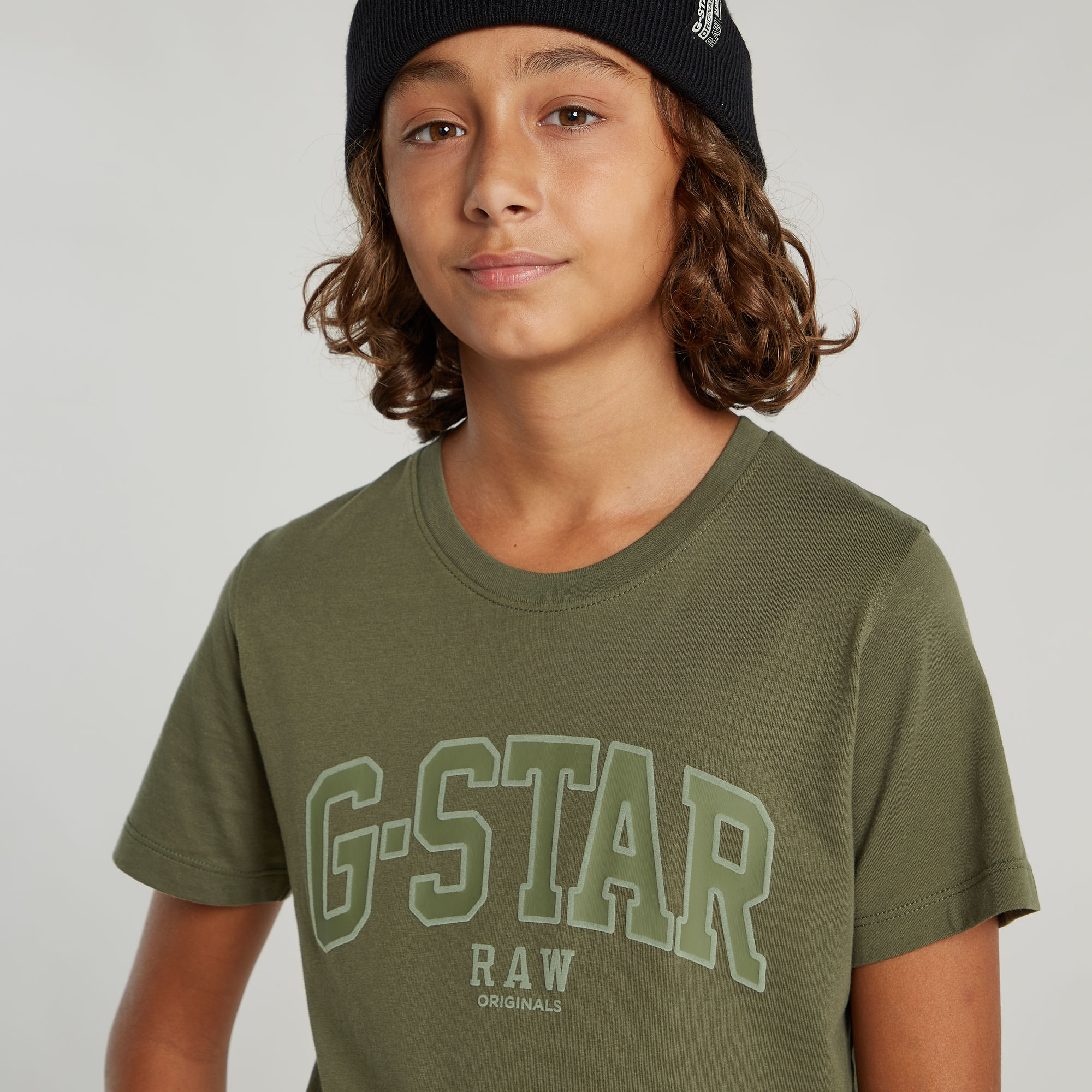 G-Star RAW Jongens T-Shirt Regular Groen jongens