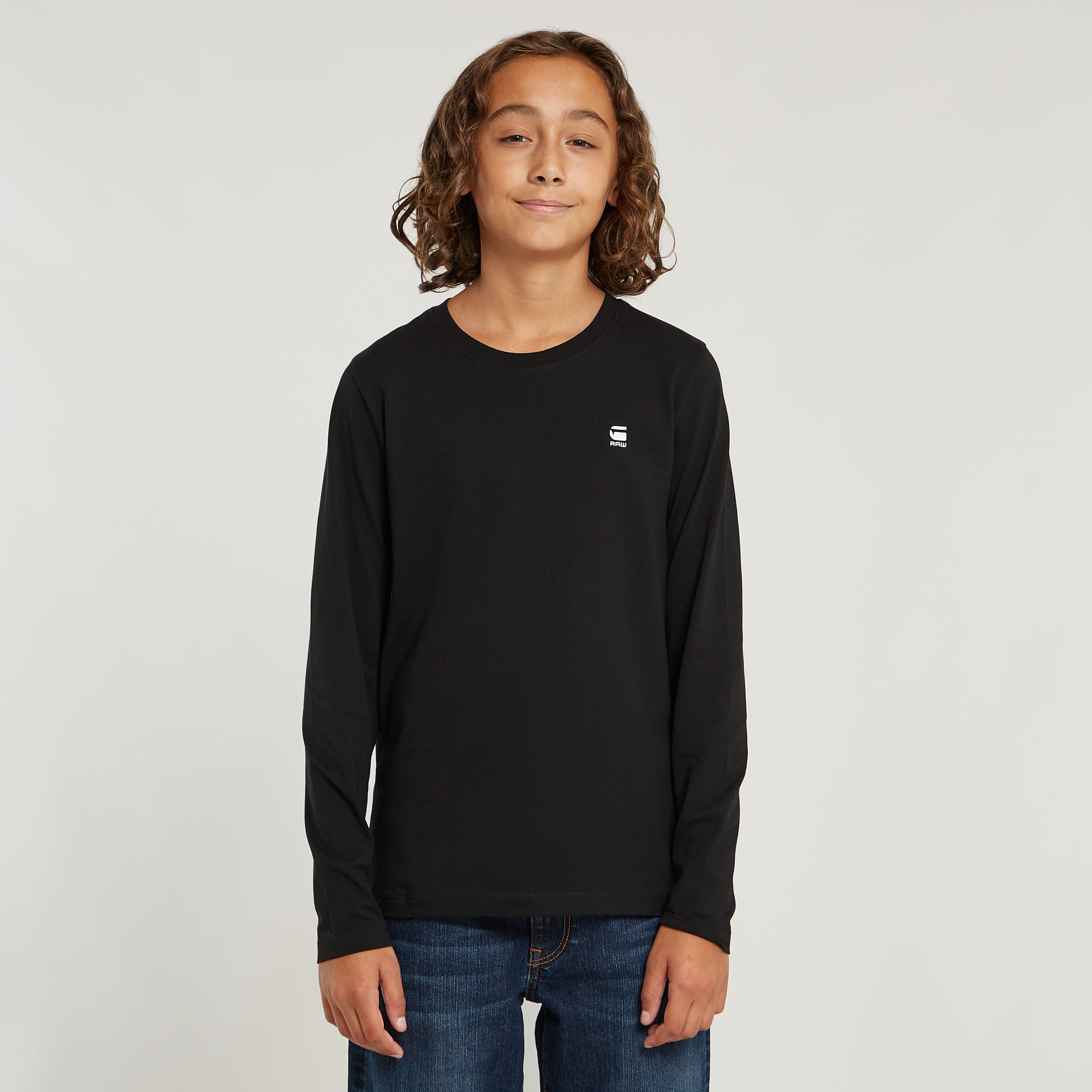 G-Star RAW Jongens T-Shirt Regular 2 Pack Zwart jongens