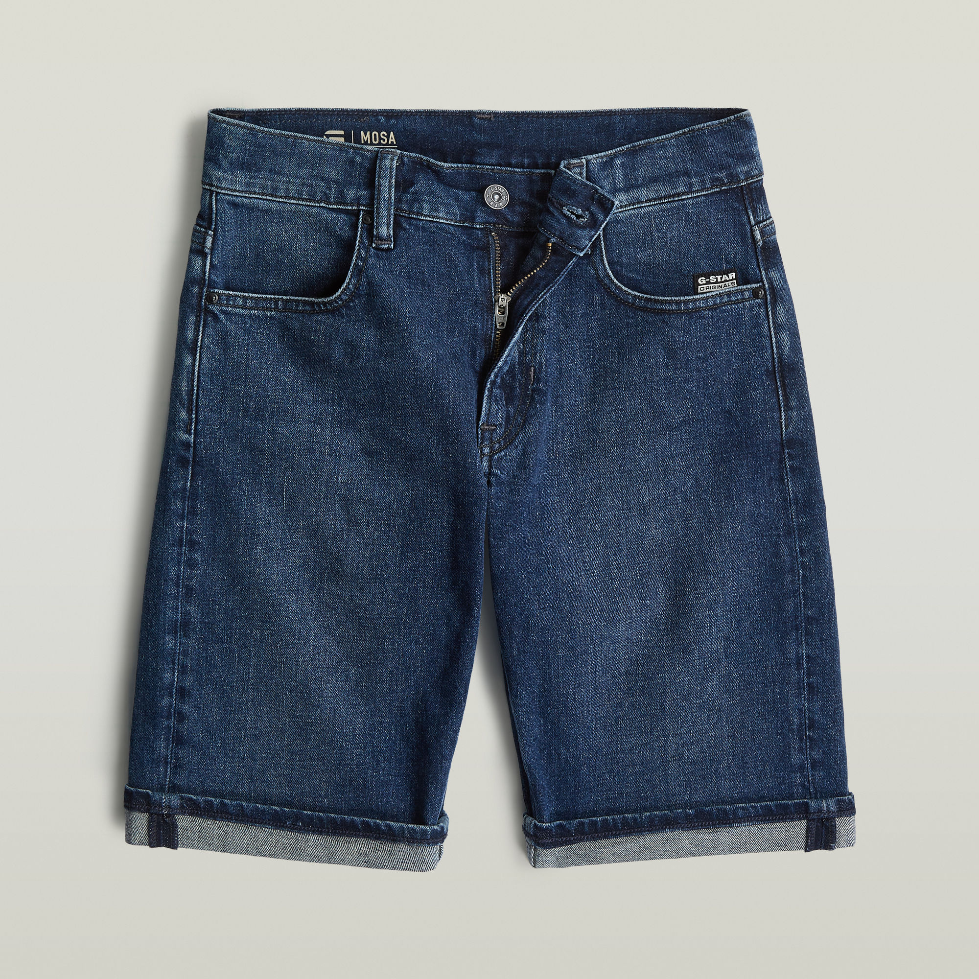 G-Star RAW Jongens Mosa Denim Short Donkerblauw jongens