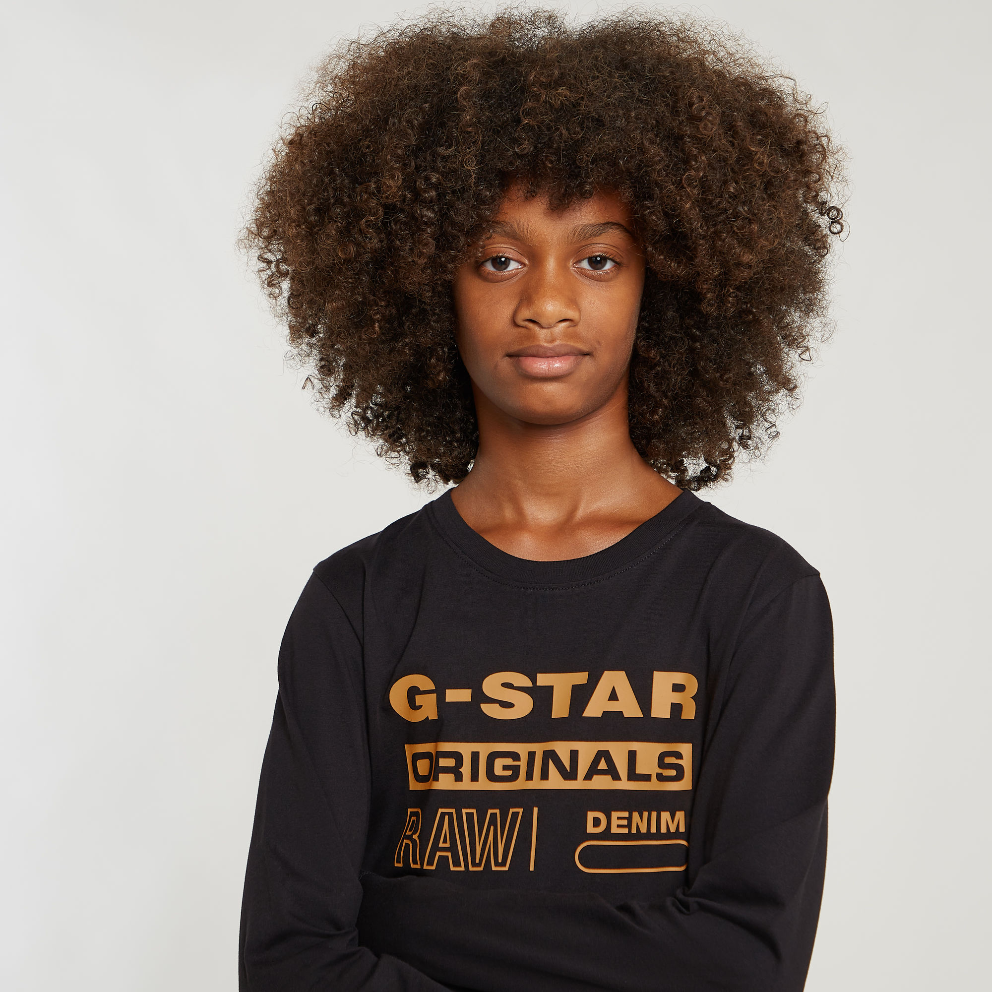 G-Star RAW Jongens T-Shirt Regular Zwart jongens