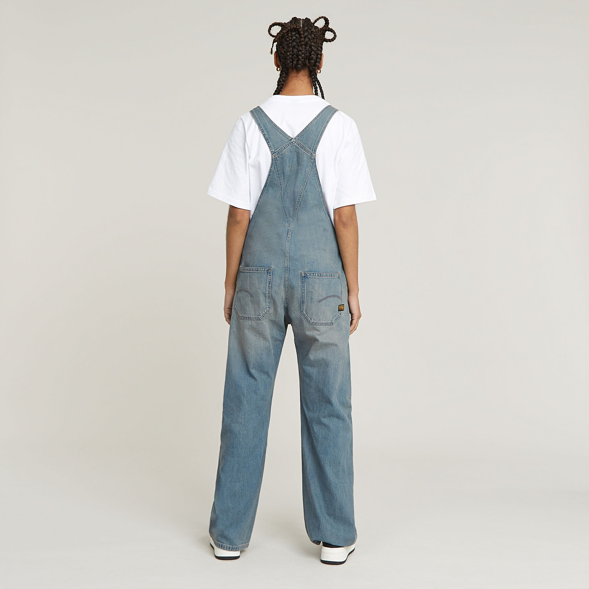 G-Star RAW Bowey 3D Loose Overal Lichtblauw Dames