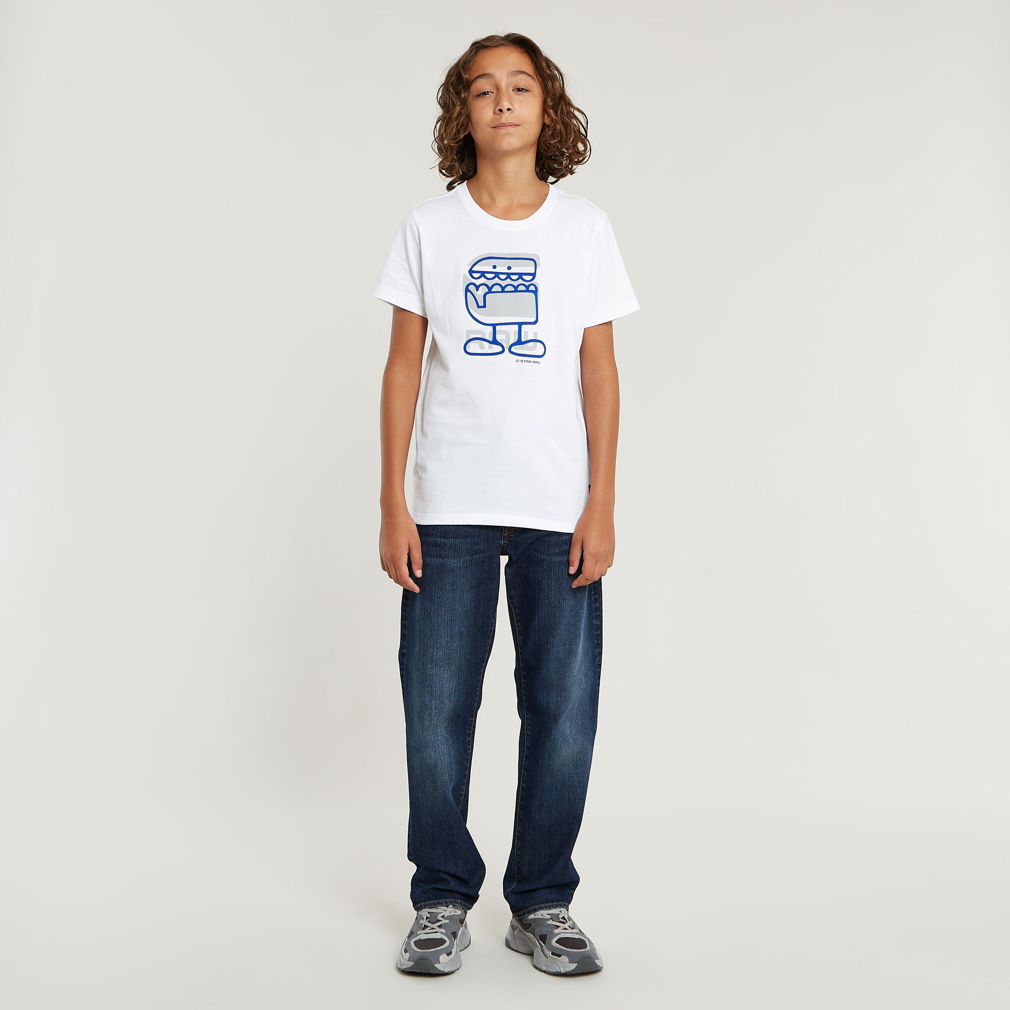G-Star RAW Jongens T-Shirt Comic Wit jongens