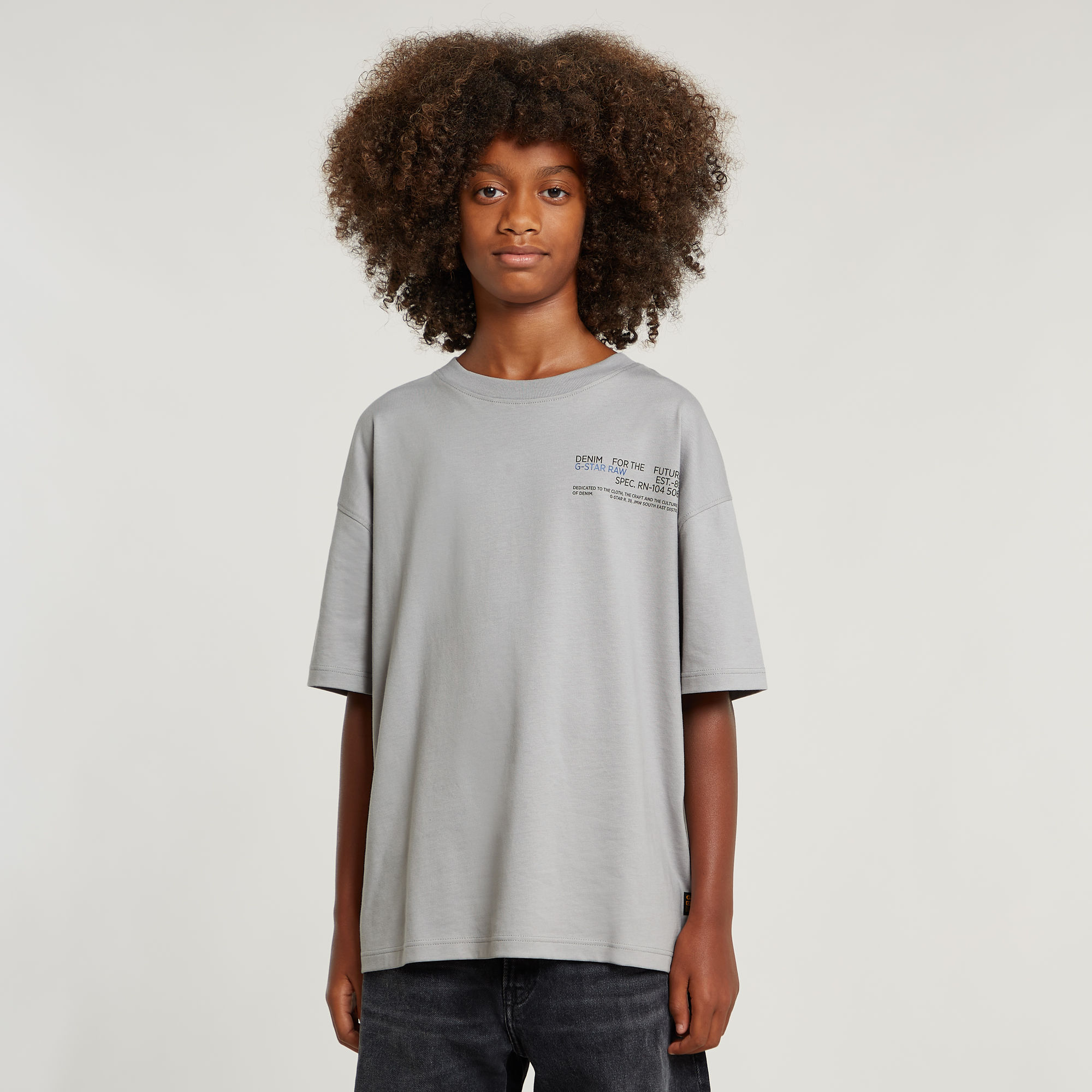 

Boys T-Shirt Boxy - Grey - boys