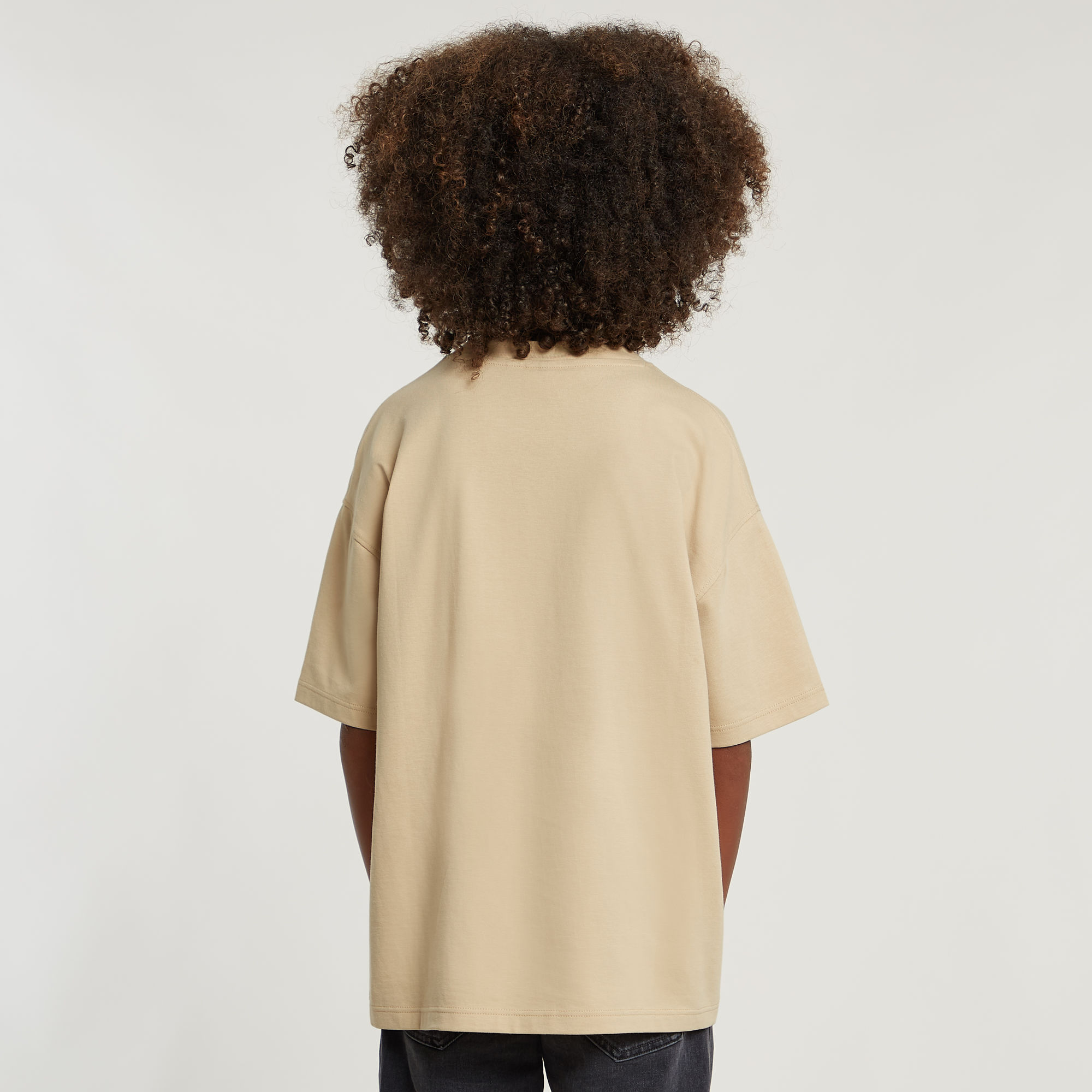 G-Star RAW Jongens T-Shirt Boxy Beige jongens