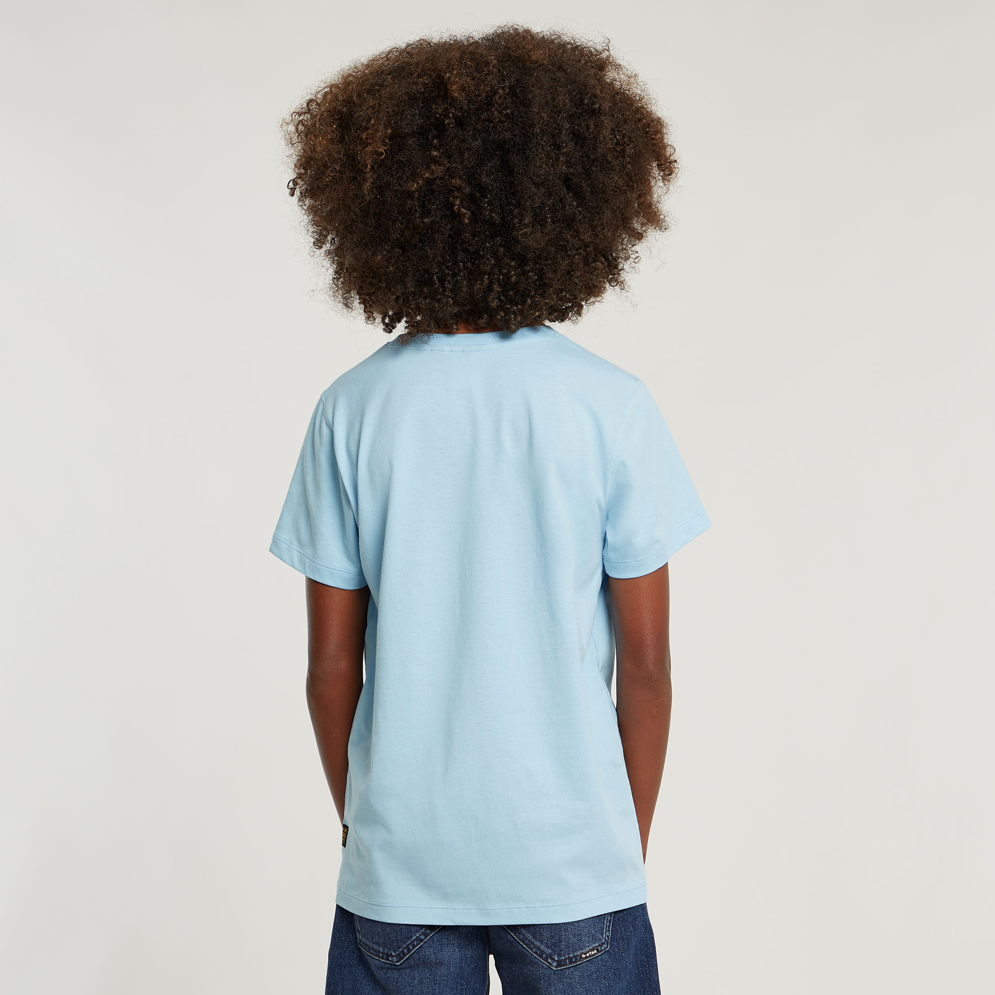 G-Star RAW Jongens T-Shirt Regular Lichtblauw jongens