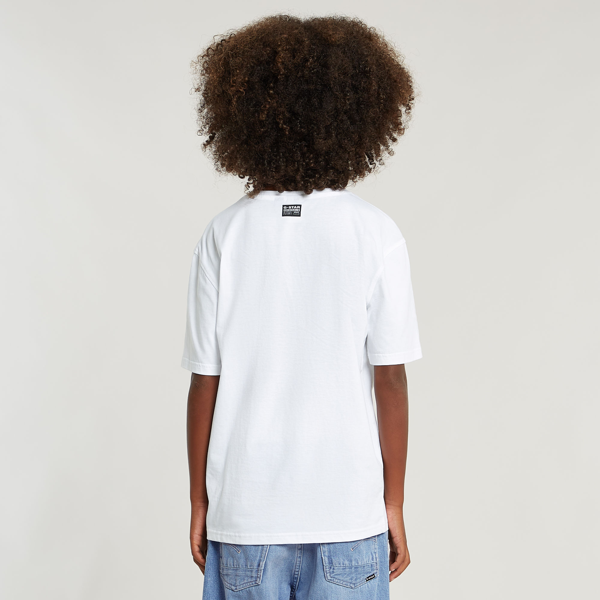 G-Star RAW Jongens T-Shirt Loose Wit jongens