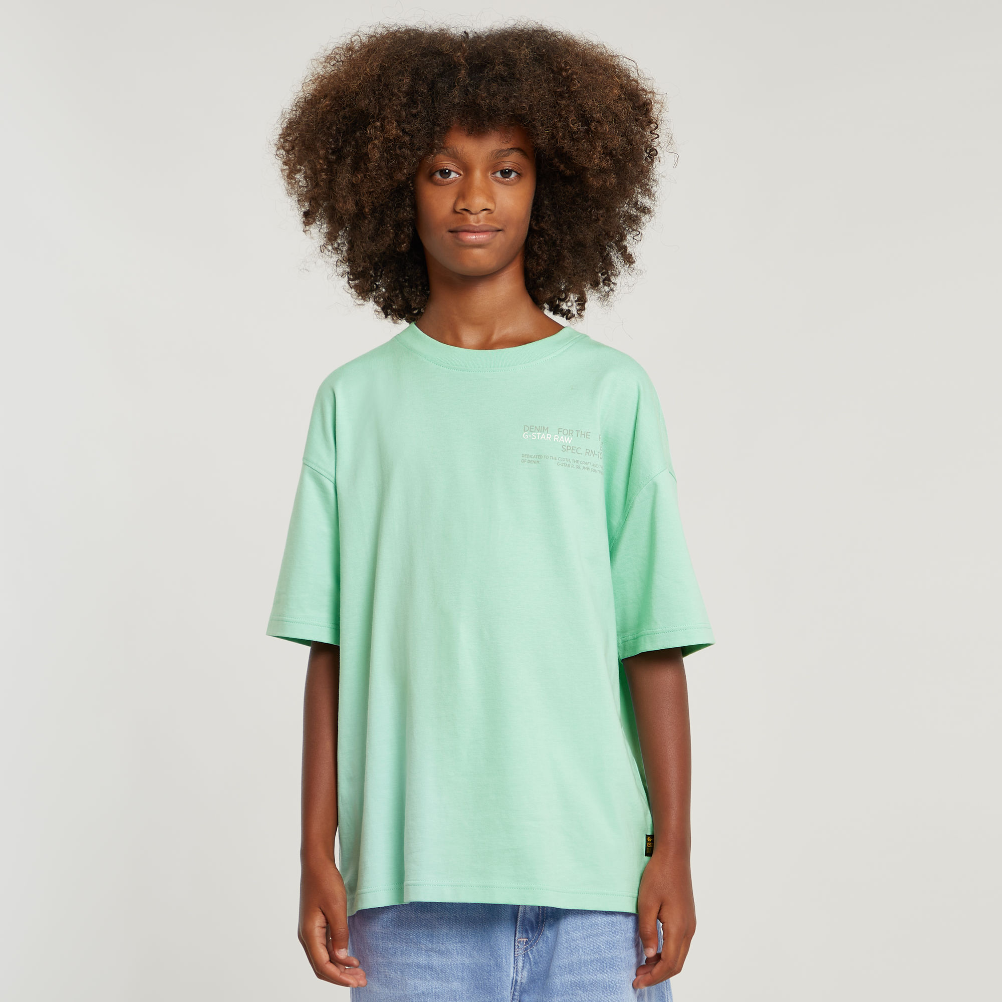 G-Star RAW Jongens T-Shirt Boxy Groen jongens