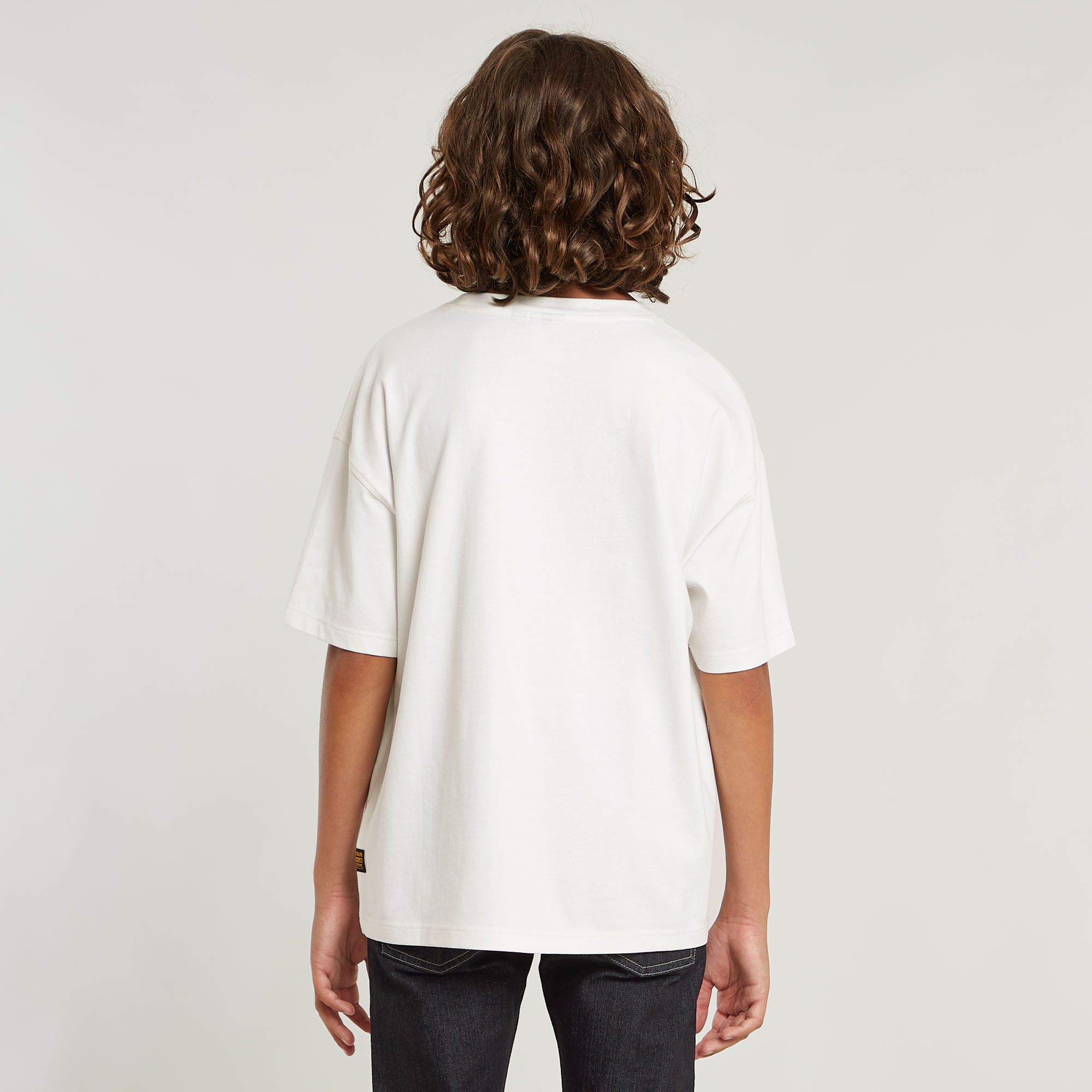 G-Star RAW Jongens T-Shirt Boxy Wit jongens