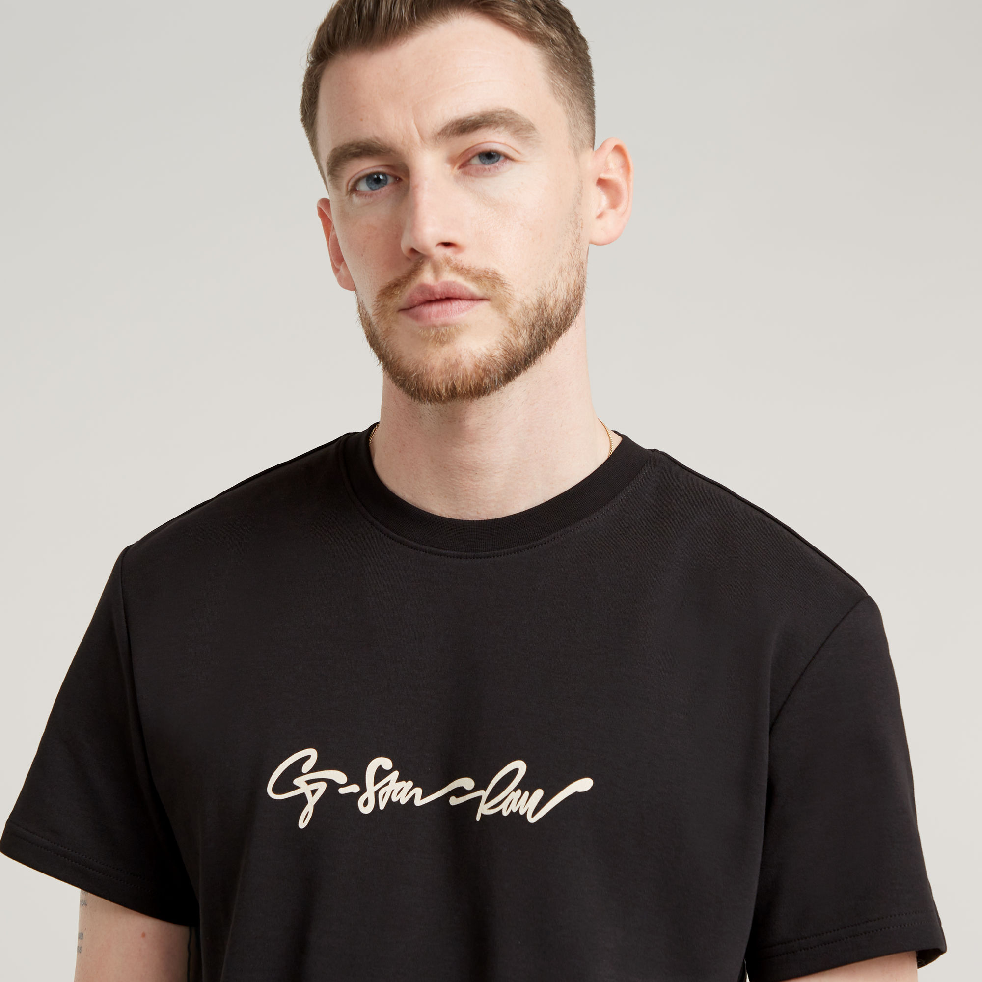 G-Star RAW G-Script T-Shirt Zwart Heren