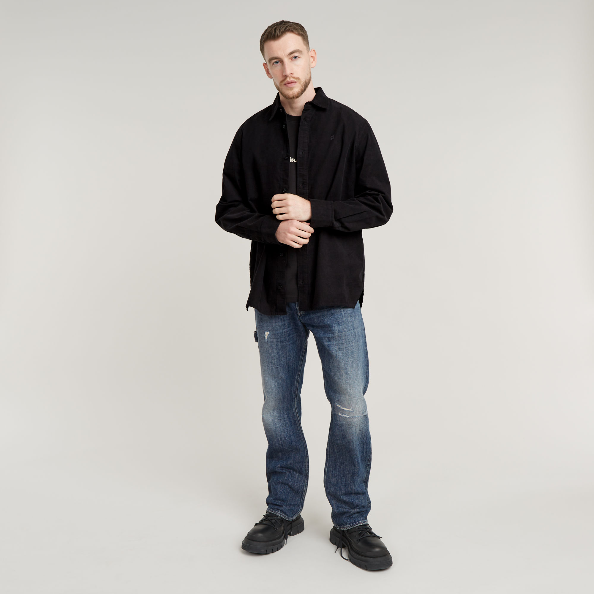 G-Star RAW G-Script T-Shirt Zwart Heren